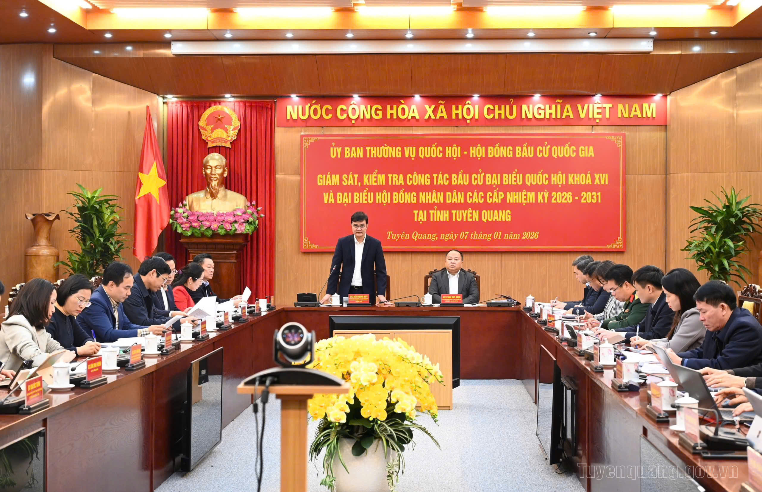 Tuyên Quang: Chuẩn bị tốt nhất các điều kiện để tổ chức thành công cuộc bầu cử ĐBQH và đại biểu HĐND các cấp