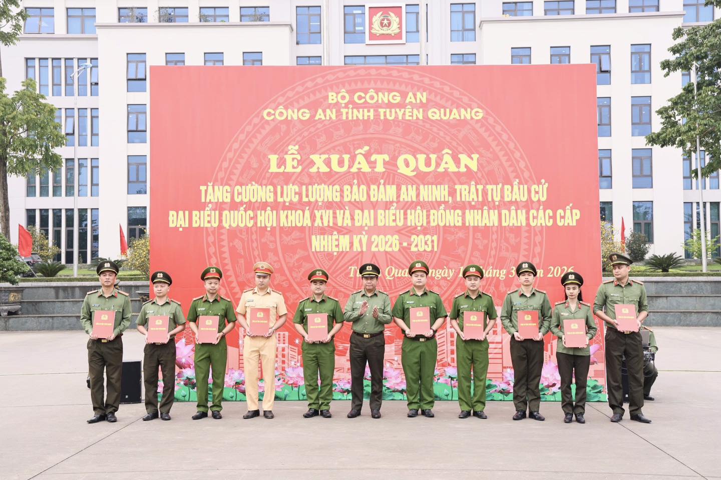 QUYẾT TÂM BẢO ĐẢM AN NINH, AN TOÀN CUỘC BẦU CỬ ĐẠI BIỂU QUỐC HỘI KHOÁ XVI VÀ BẦU CỬ ĐẠI BIỂU HĐND CÁC CẤP NHIỆM KỲ 2026 - 2031