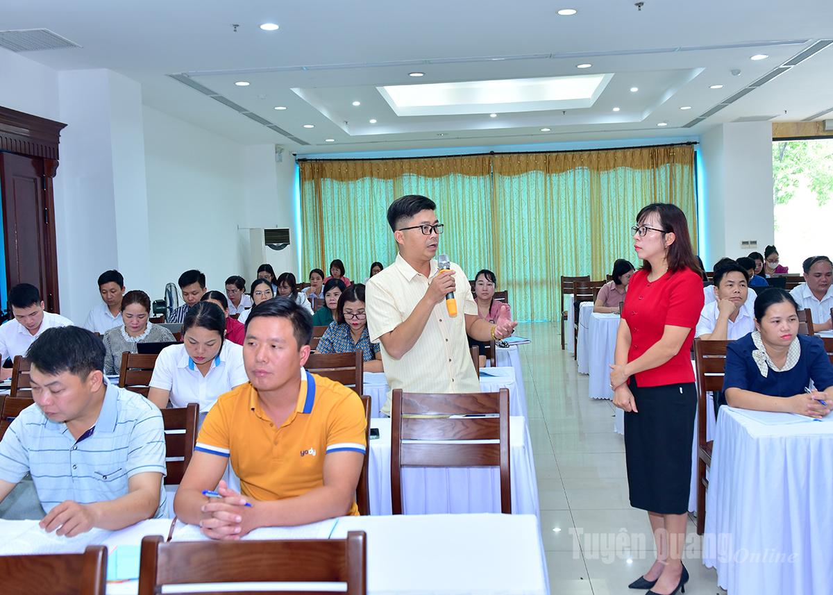 Hơn 130 cán bộ, công chức, viên chức được nâng cao văn hóa công vụ, kỷ luật, kỷ cương hành chính