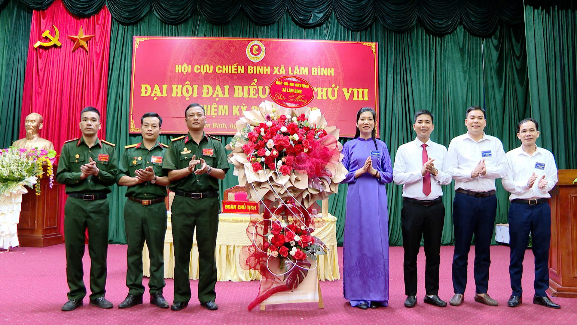 Đại hội đại biểu Hội Cựu chiến binh xã Lâm Bình lần thứ VIII