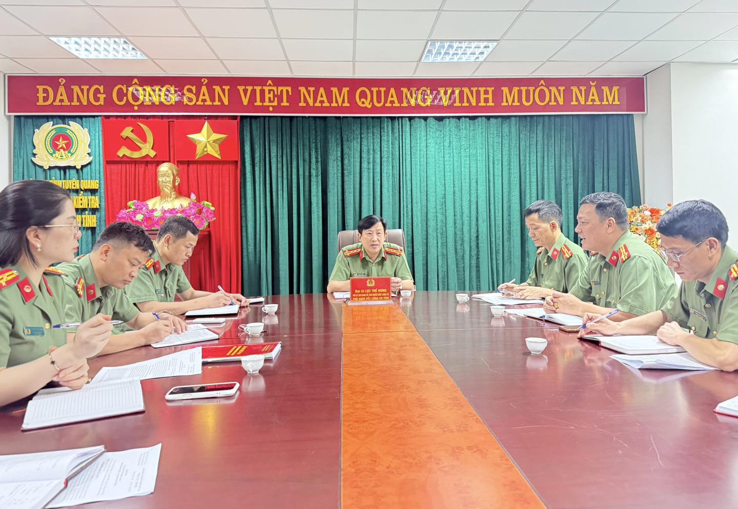 TĂNG CƯỜNG CÔNG TÁC KIỂM TRA, GIÁM SÁT GÓP PHẦN XÂY DỰNG ĐẢNG BỘ CÔNG AN TỈNH TRONG SẠCH, VỮNG MẠNH