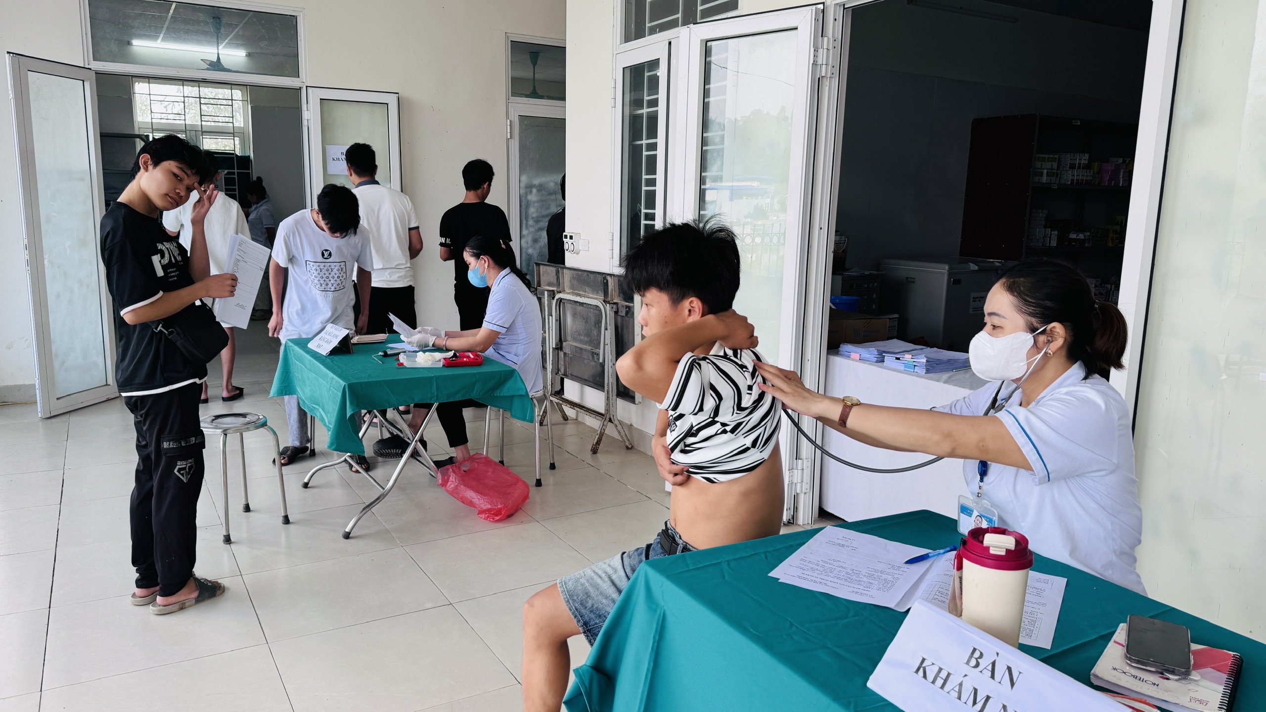 XÃ BẠCH ĐÍCH TỔ CHỨC KHÁM SƠ TUYỂN NGHĨA VỤ QUÂN SỰ NĂM 2027