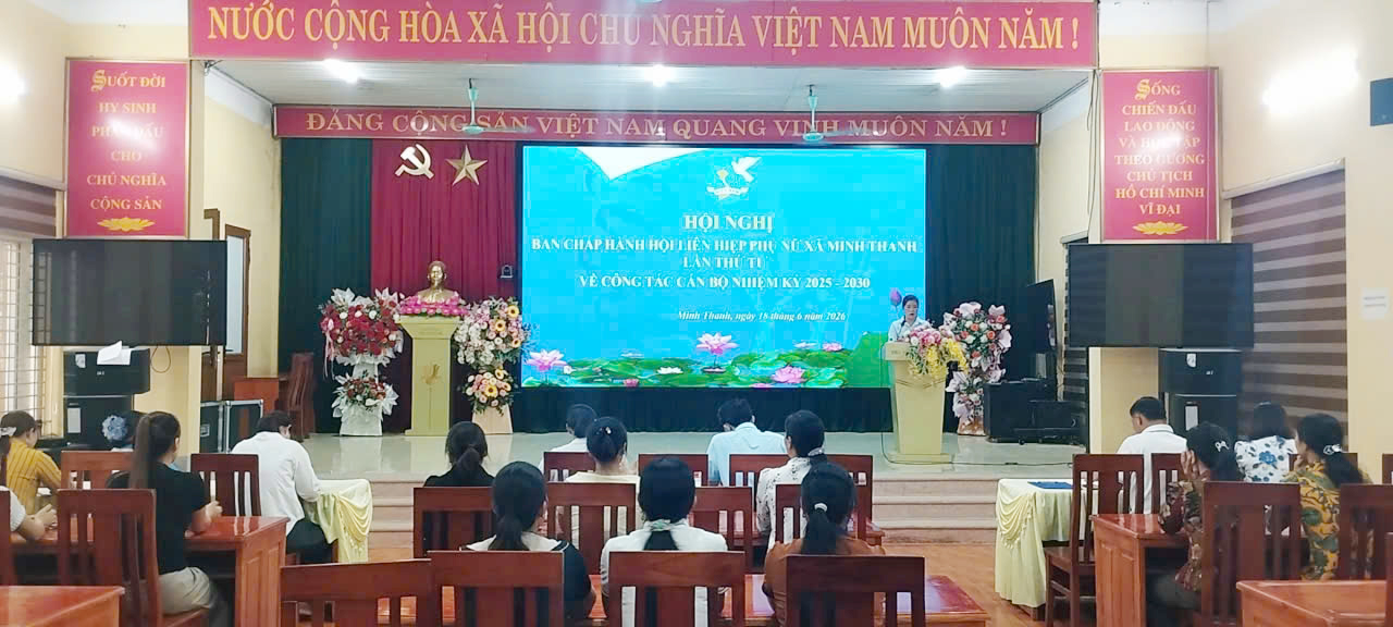 Hội nghị Ban Chấp hành Hội LHPN xã Minh Thanh bầu bổ sung Ủy viên Ban Chấp hành, Ban Thường vụ và Chủ tịch Hội nhiệm kỳ 2025-2030