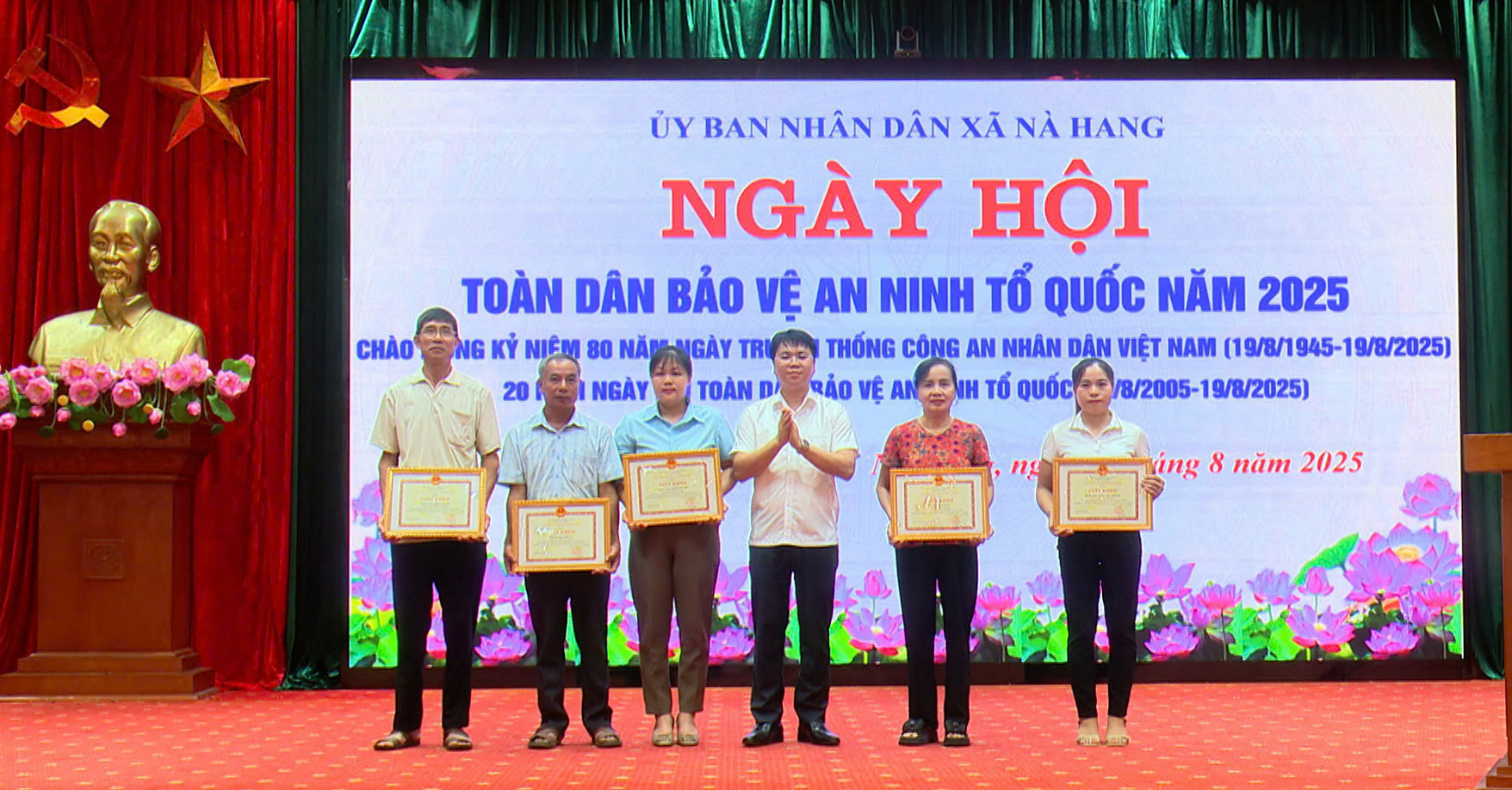 Xã Nà Hang tổ chức Ngày hội Toàn dân bảo vệ an ninh Tổ quốc năm 2025