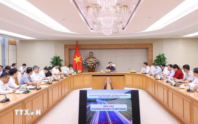 Điều chỉnh chủ trương đầu tư cao tốc Tuyên Quang - Hà Giang (giai đoạn 1)