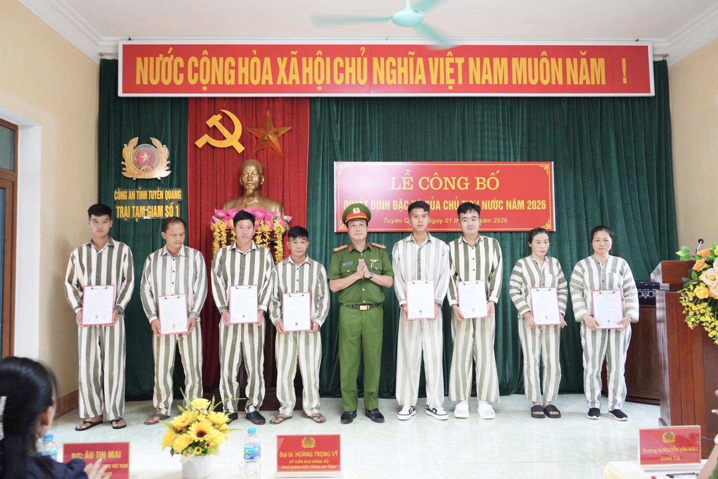 CÔNG BỐ QUYẾT ĐỊNH ĐẶC XÁ NĂM 2026 CỦA CHỦ TỊCH NƯỚC