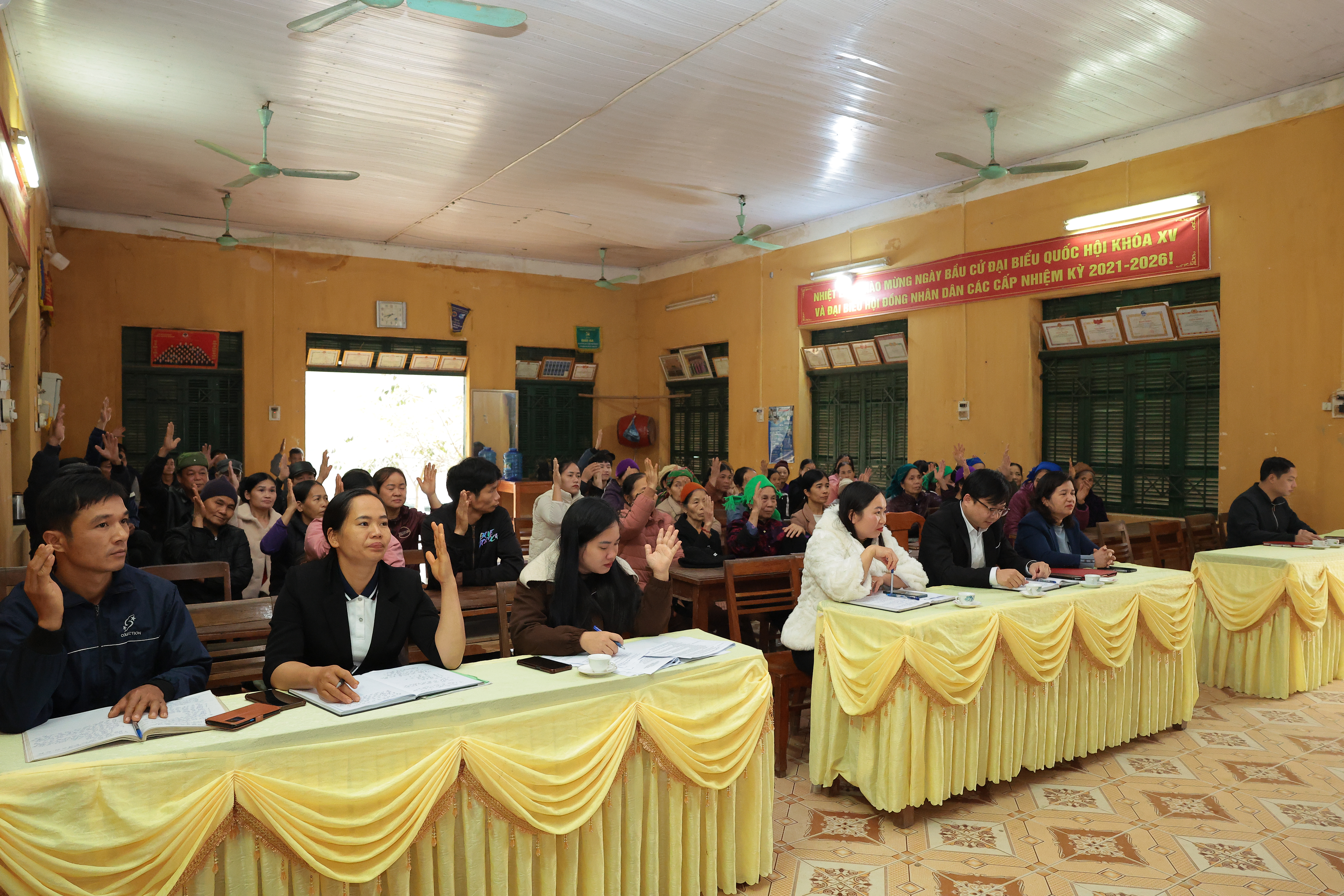 Ban Thường trực Ủy ban MTTQ Việt Nam xã Thượng Lâm đã tổ chức Hội nghị triển khai lấy ý kiến nhận xét và tín nhiệm của cử tri nơi cư trú đối với người ứng cử và người tự ứng cử đại biểu HĐND các cấp, nhiệm kỳ 2026-2031