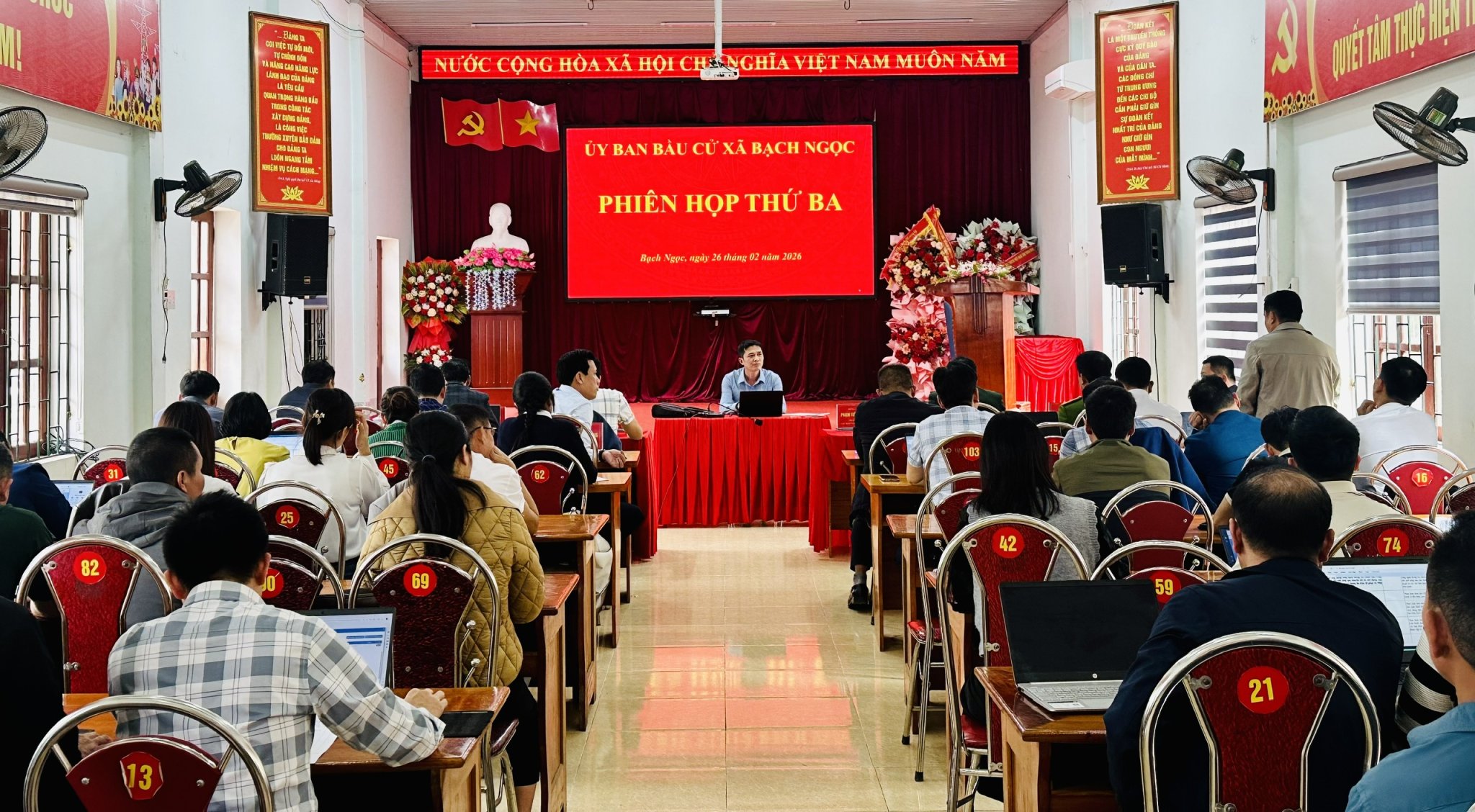 Bạch Ngọc họp Phiên thứ 3 ủy ban bầu cử đại biểu hội đồng nhân dân nhiệm kỳ 2026 – 2031