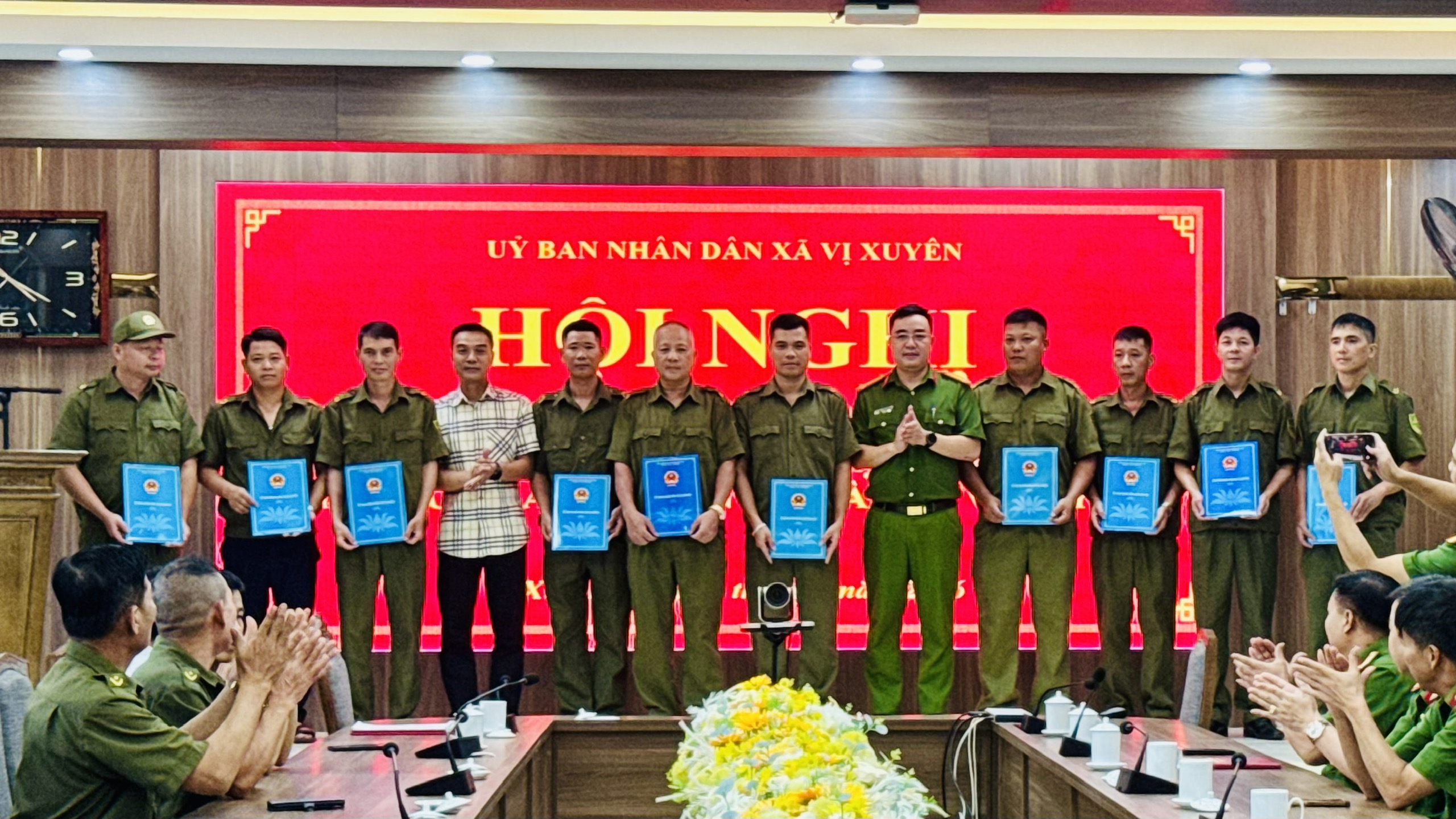 Lễ công bố thành lập Tổ bảo vệ an ninh trật tự ở cơ sở