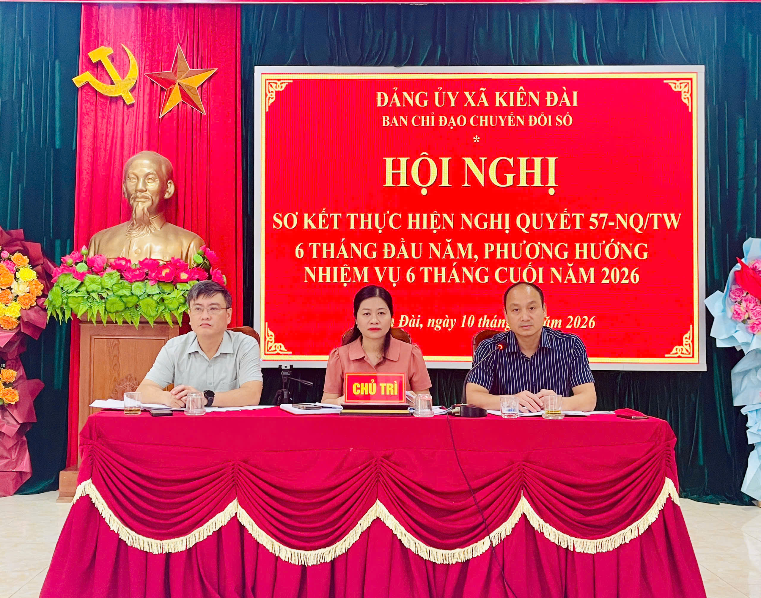 Kiên Đài: Sơ kết 6 tháng đầu năm thực hiện Nghị quyết số 57-NQ/TW về phát triển khoa học, công nghệ, đổi mới sáng tạo và chuyển đổi số
