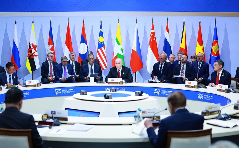 Thủ tướng Lê Minh Hưng dự phiên toàn thể Hội nghị Cấp cao Kỷ niệm 35 năm quan hệ ASEAN - Nga