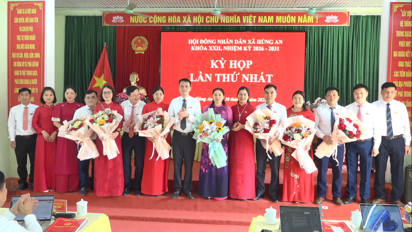 Kỳ họp lần thứ nhất HĐND xã Hùng An khóa XXII, nhiệm kỳ 2026 – 2031