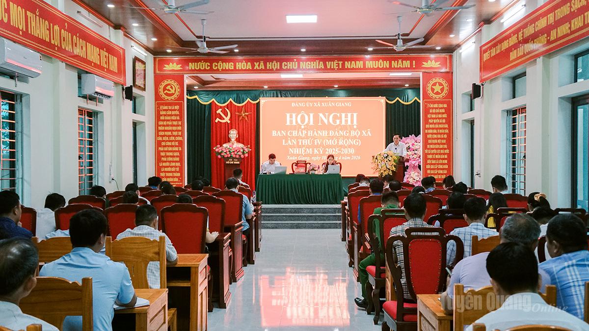 Đảng bộ xã Xuân Giang tiếp tục nâng cao năng lực lãnh đạo, thực hiện hiệu quả nhiệm vụ trọng tâm