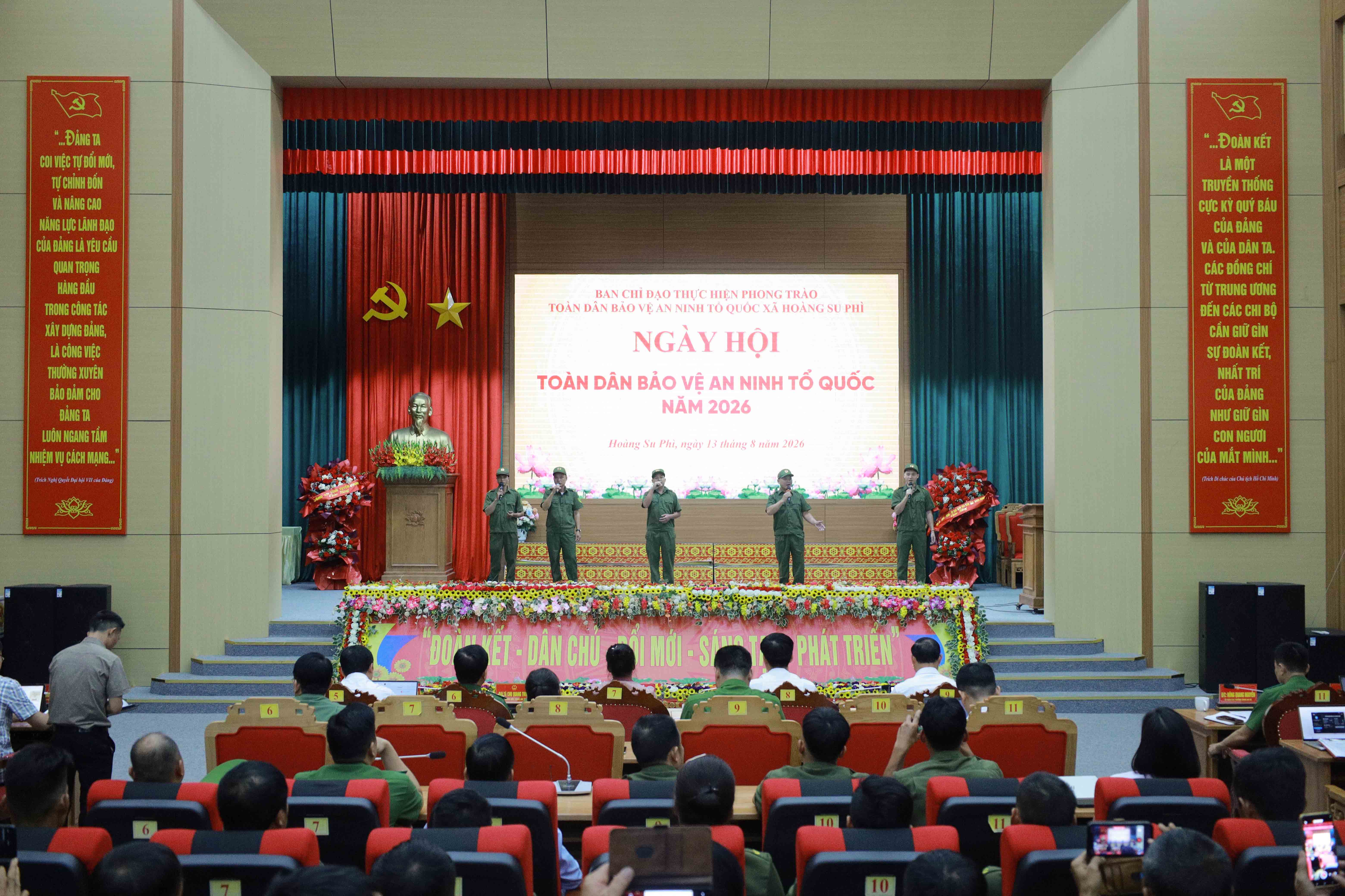 Xã Hoàng Su Phì tổ chức Ngày hội toàn dân bảo vệ an ninh Tổ quốc năm 2026