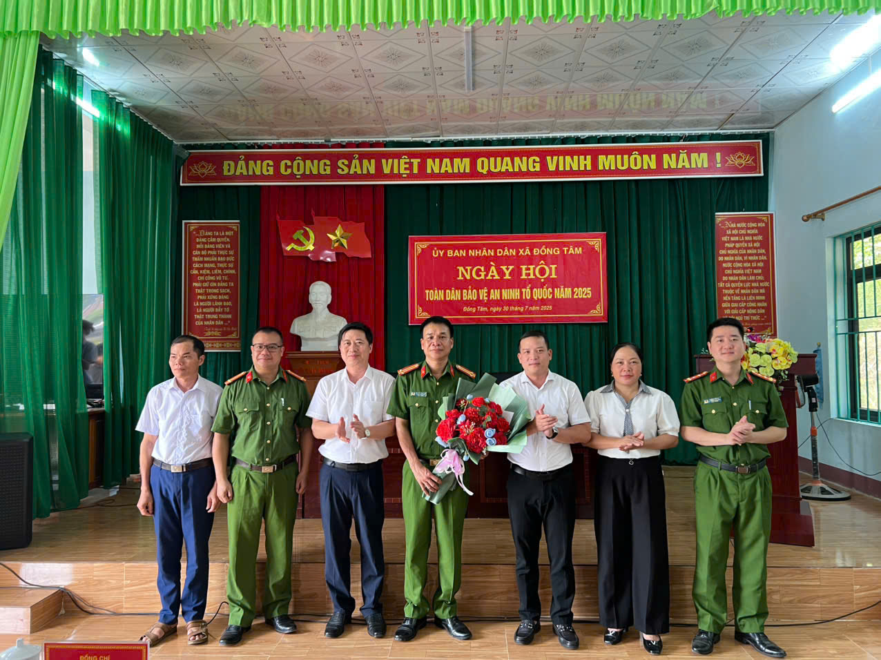 Xã Đồng Tâm tổ chức thành công Ngày hội toàn dân bảo vệ ANTQ