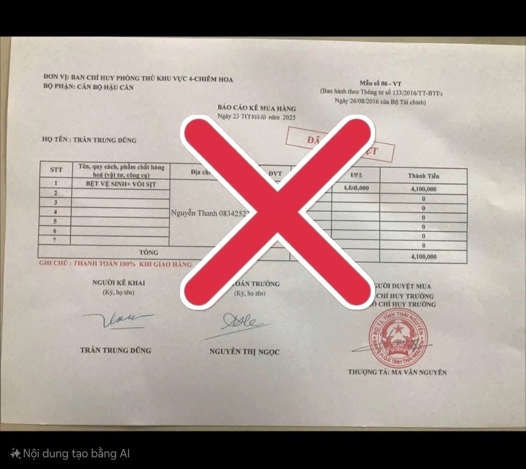CẢNH BÁO THỦ ĐOẠN LỪA ĐẢO MẠO DANH CƠ QUAN QUÂN SỰ