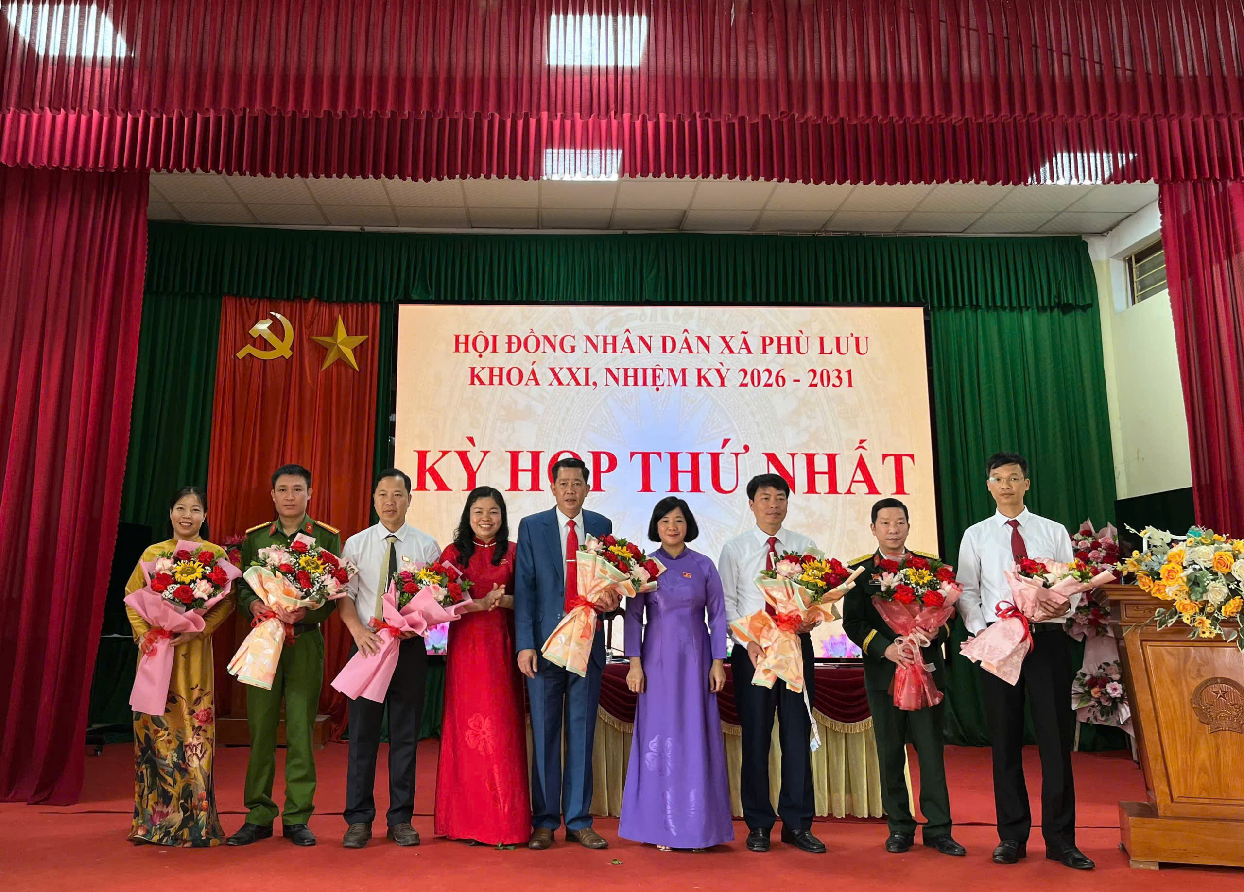 Xã Phù Lưu tổ chức thành công Kỳ họp thứ nhất HĐND xã khóa XXI, nhiệm kỳ 2026 – 2031