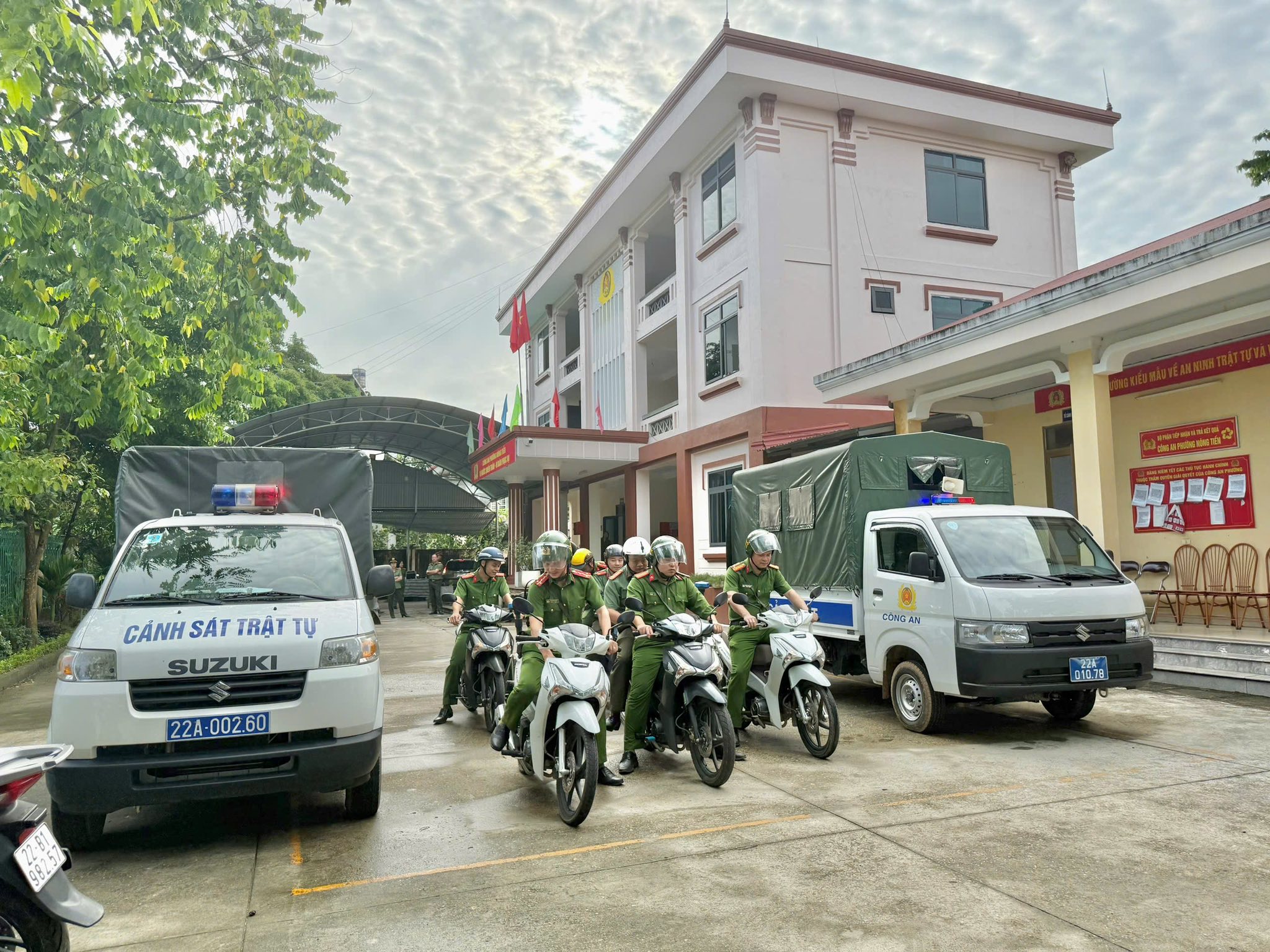 Công an phường Nông Tiến tăng cường công tác tuyên truyền, phổ biến đến người dân về công tác phòng chống tội phạm 