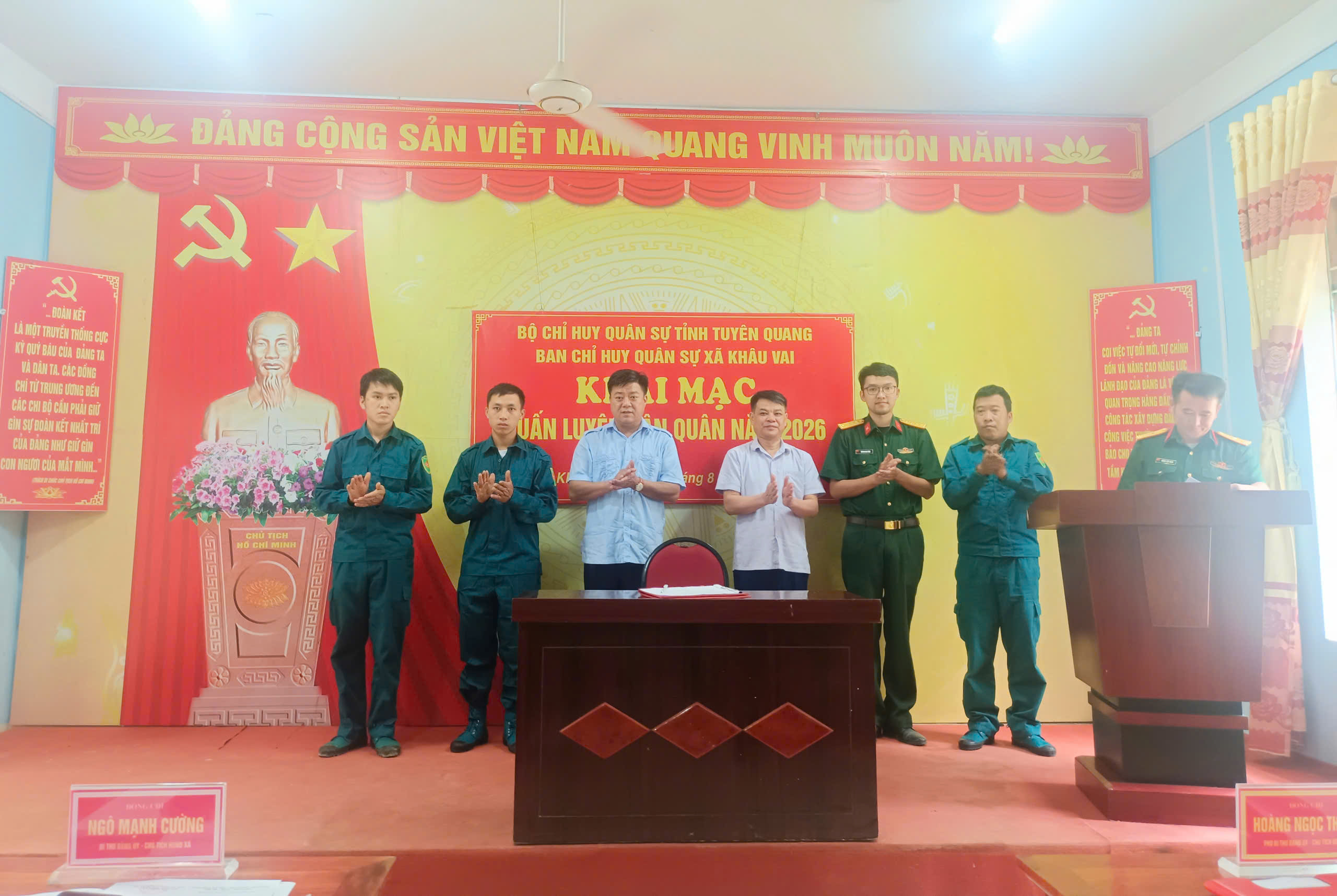 Khai mạc huấn luyện Dân quân năm 2026