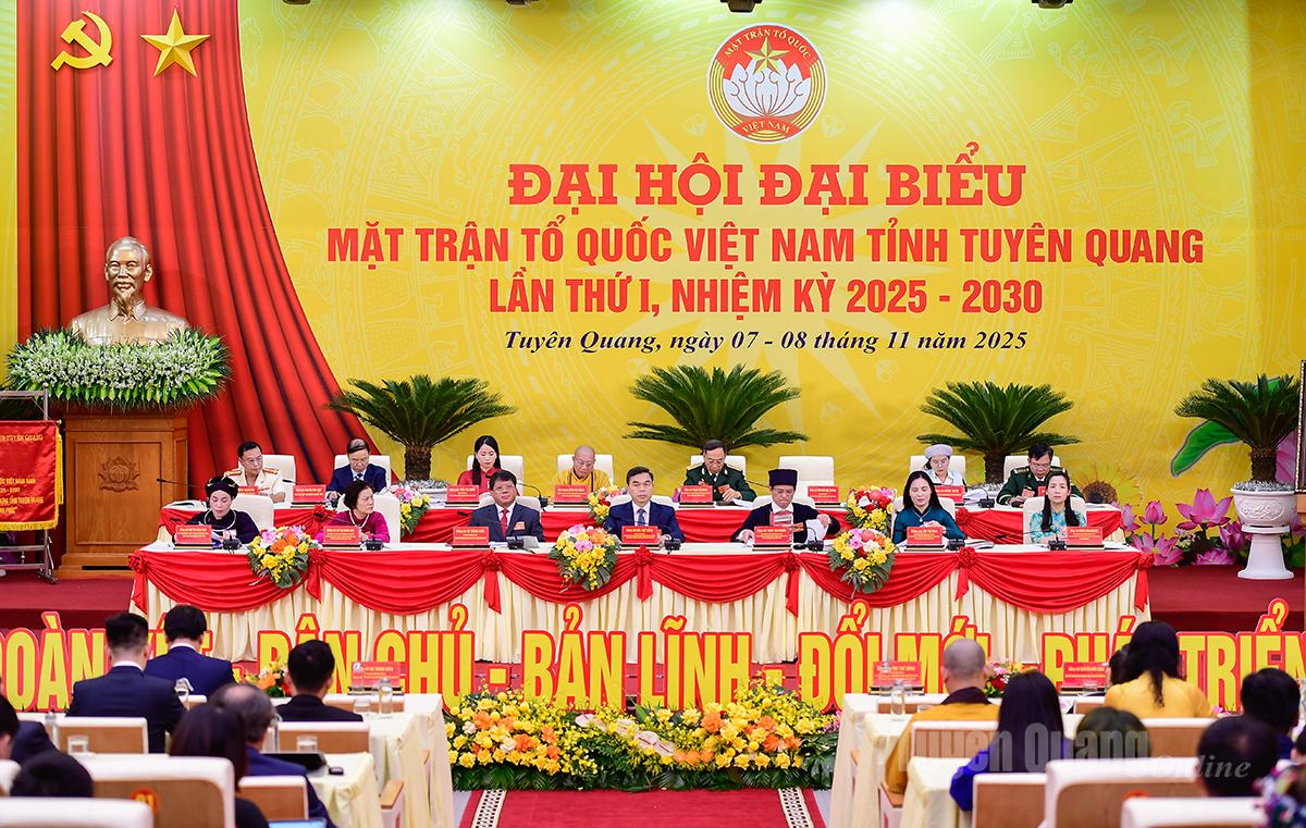 Ngày làm việc thứ nhất Đại hội đại biểu MTTQ Việt Nam tỉnh Tuyên Quang lần thứ I, nhiệm kỳ 2025-2030