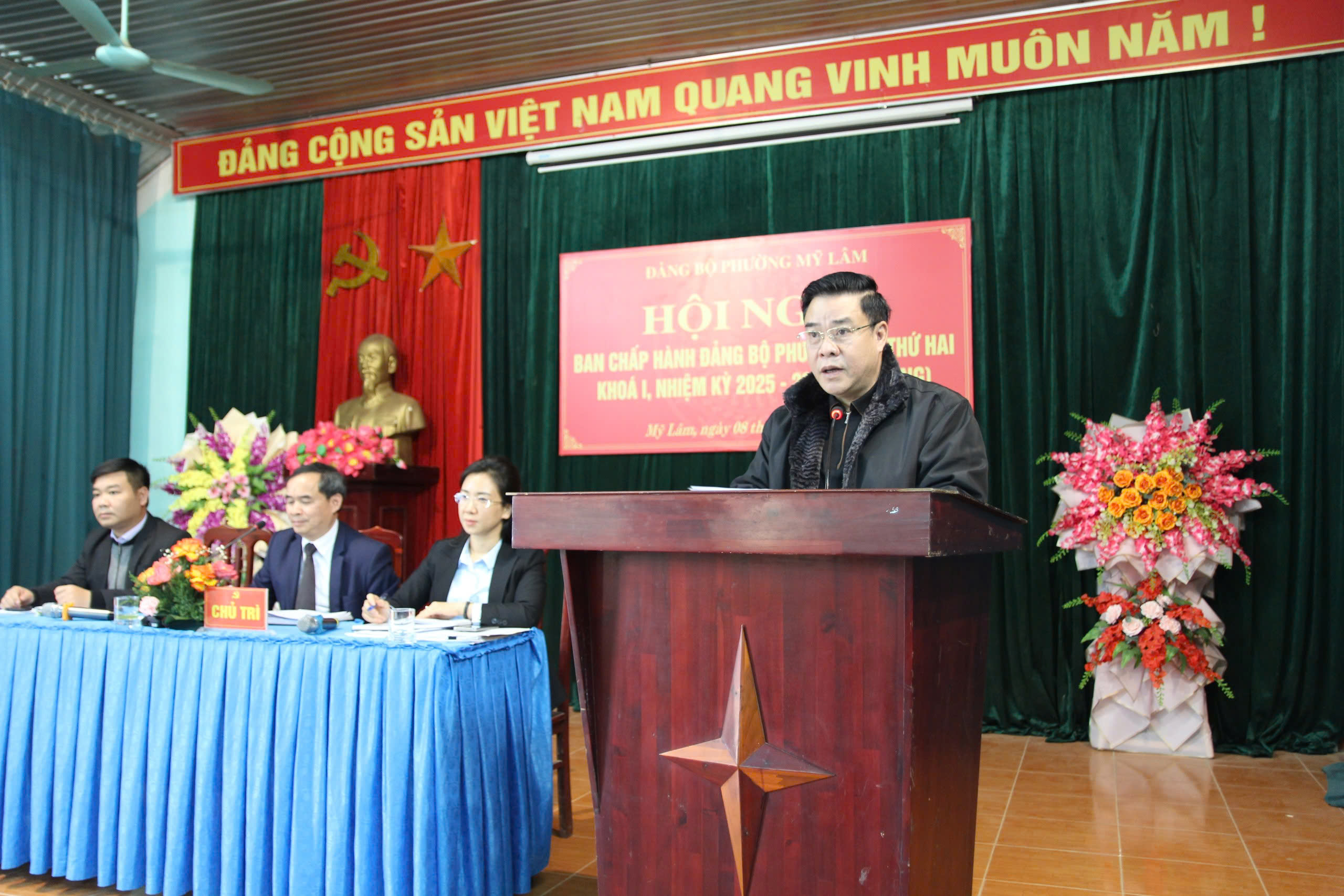 Hội nghị Ban Chấp hành Đảng bộ phường Mỹ Lâm lần thứ hai, khóa I (mở rộng)