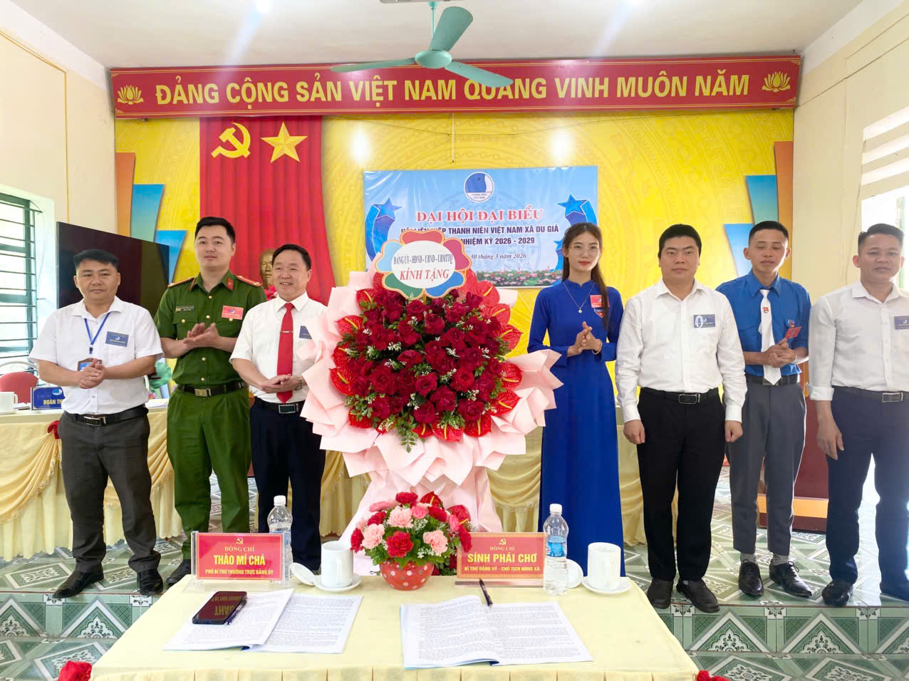 Đại hội Hội Liên hiệp Thanh niên Việt Nam xã Du Già lần thứ nhất