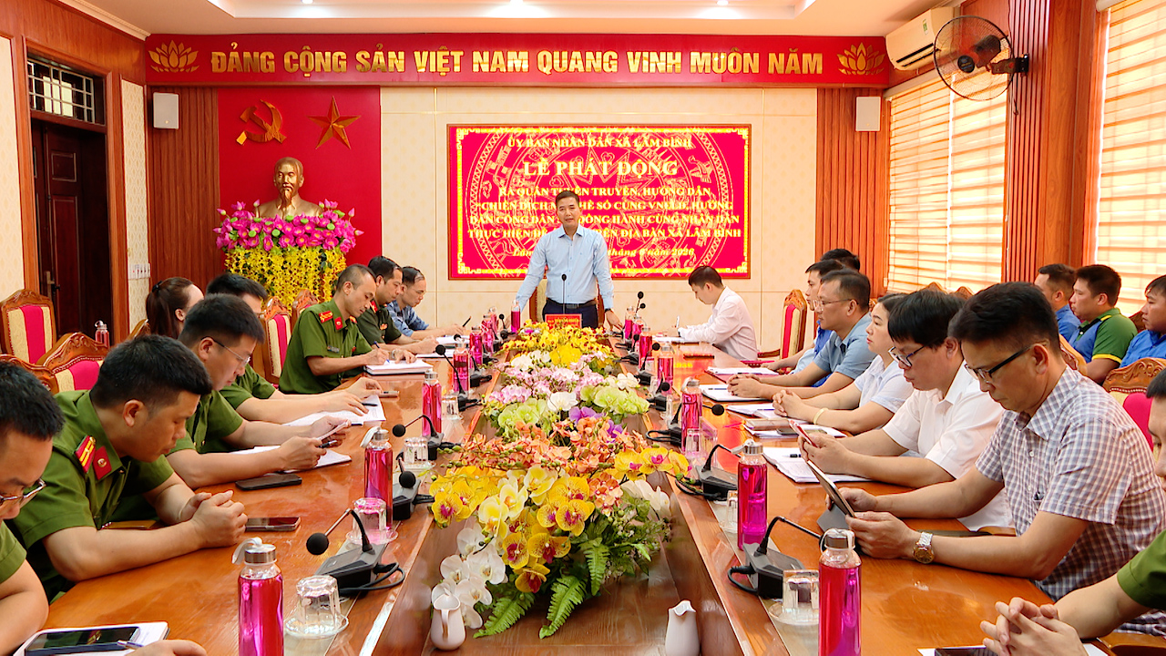 Xã Lâm Bình phát động Chiến dịch mùa hè số cùng VNeID