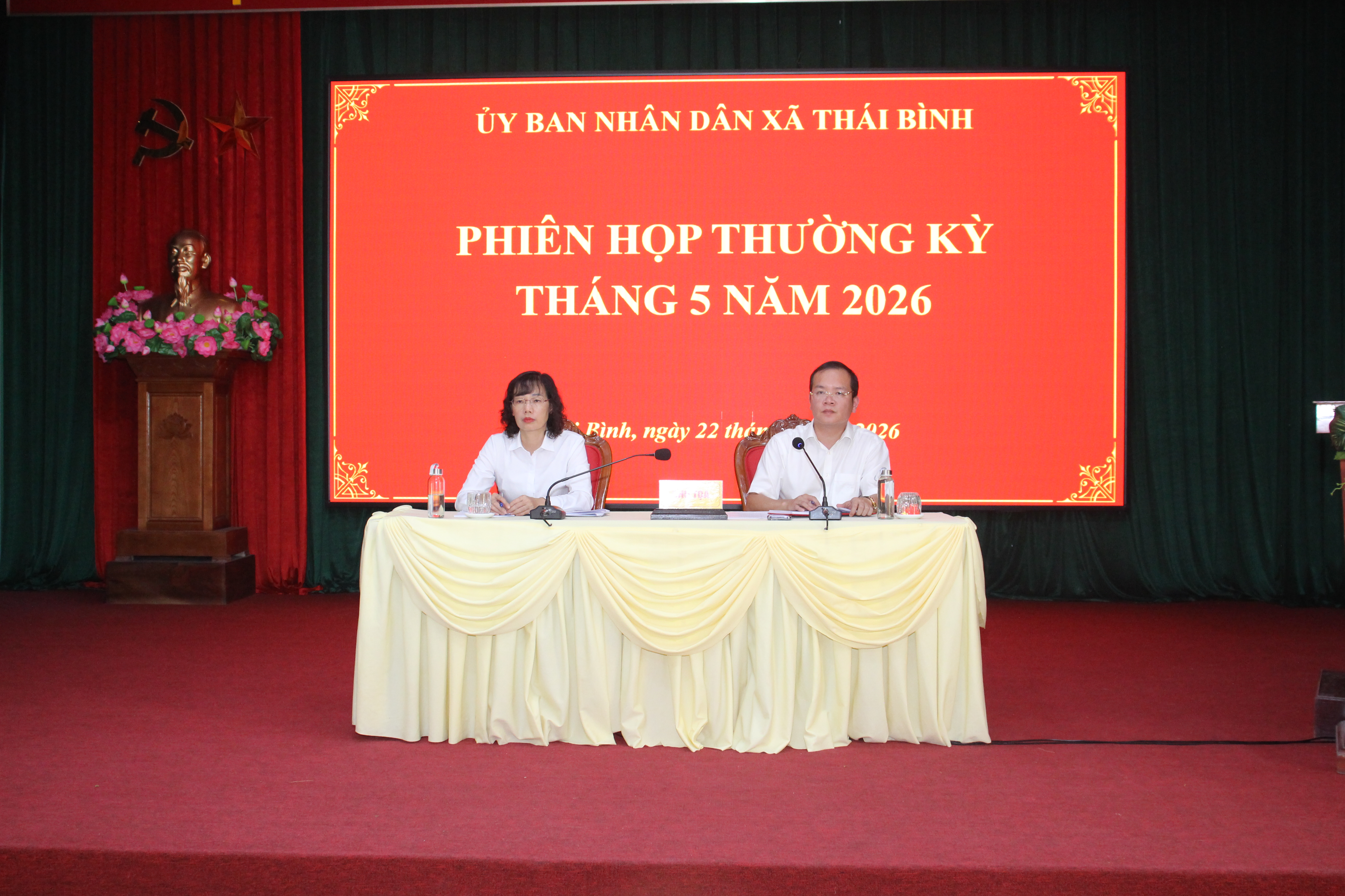 UBND xã Thái Bình tổ chức kỳ họp thường kỳ tháng 5 năm 2026