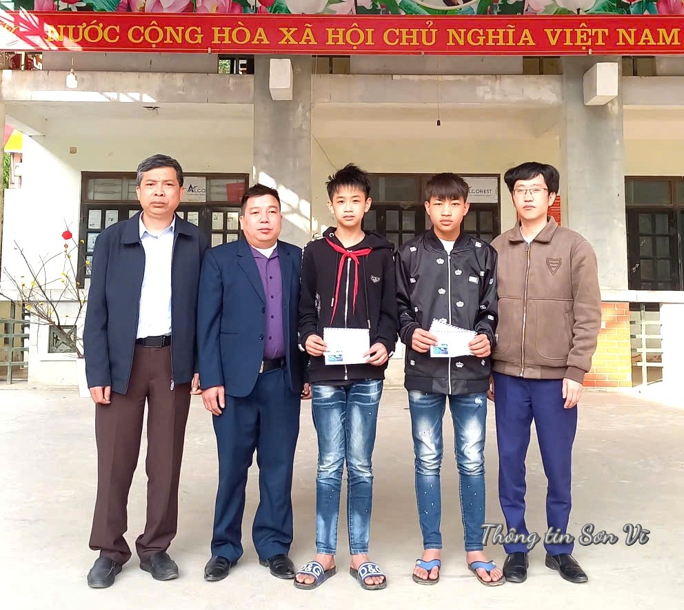 Xã Sơn Vĩ quan tâm, tiếp sức học sinh trước kỳ thi cấp tỉnh