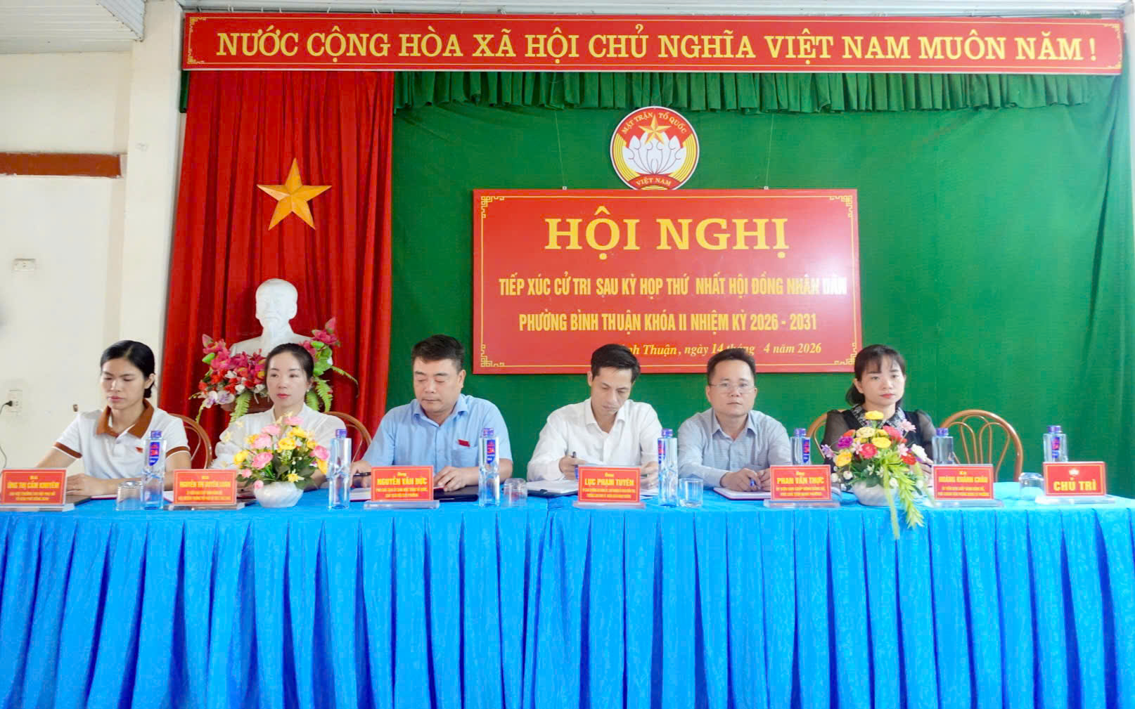 Tổ đại biểu số 03 HĐND phường Bình Thuận tiếp xúc cử tri sau kỳ họp thứ nhất