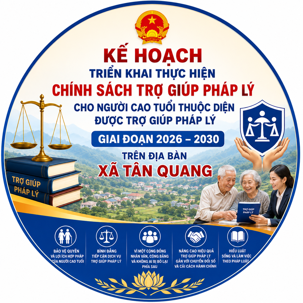 Kế hoạch Triển khai thi hành Luật sửa đổi, bổ sung một số điều   của Luật Trợ giúp pháp lý trên địa bàn xã Tân Quang 