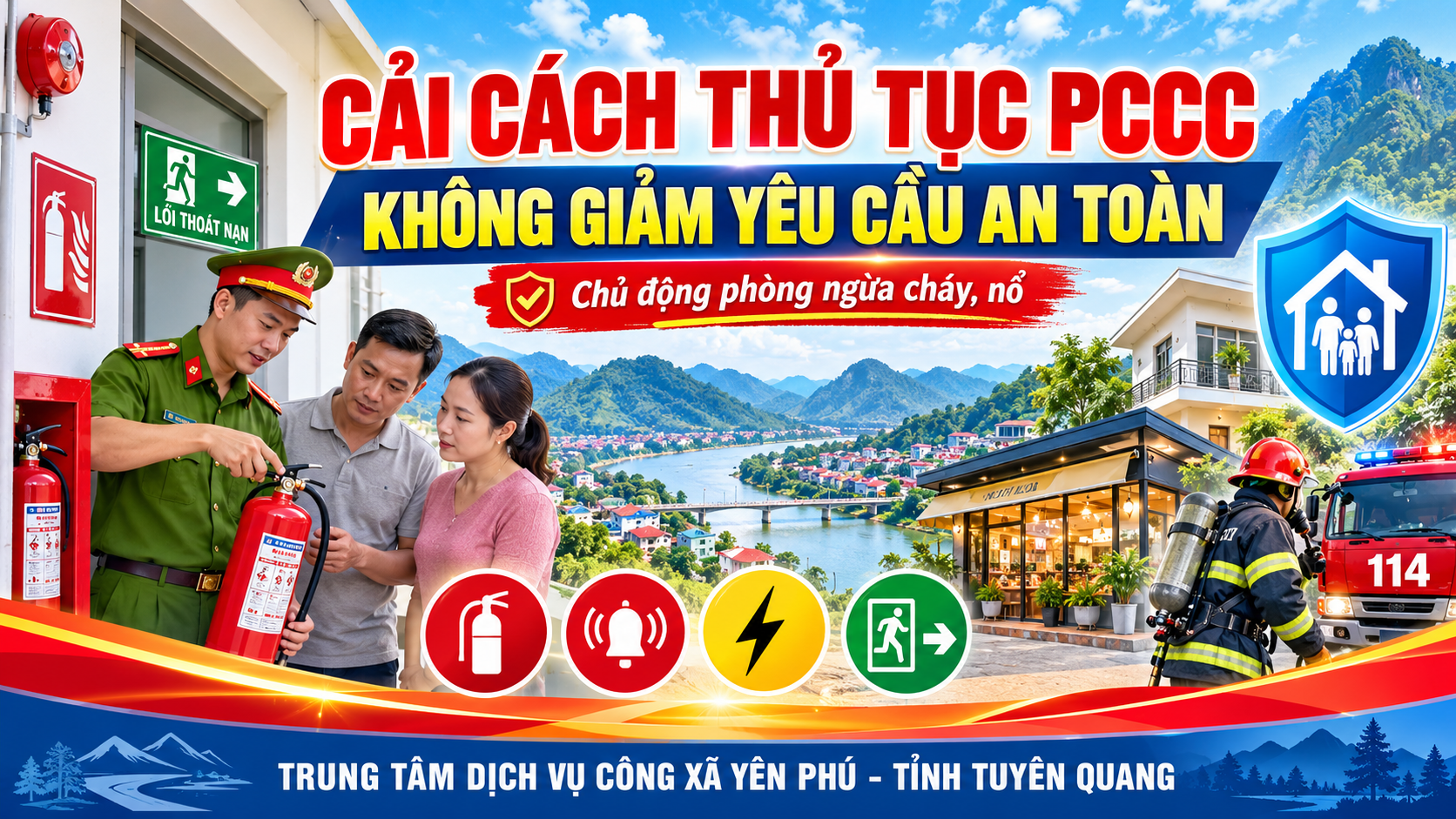 CẢI CÁCH THỦ TỤC HÀNH CHÍNH GẮN VỚI NÂNG CAO TRÁCH NHIỆM AN TOÀN PHÒNG CHÁY, CHỮA CHÁY VÀ CỨU NẠN, CỨU HỘ