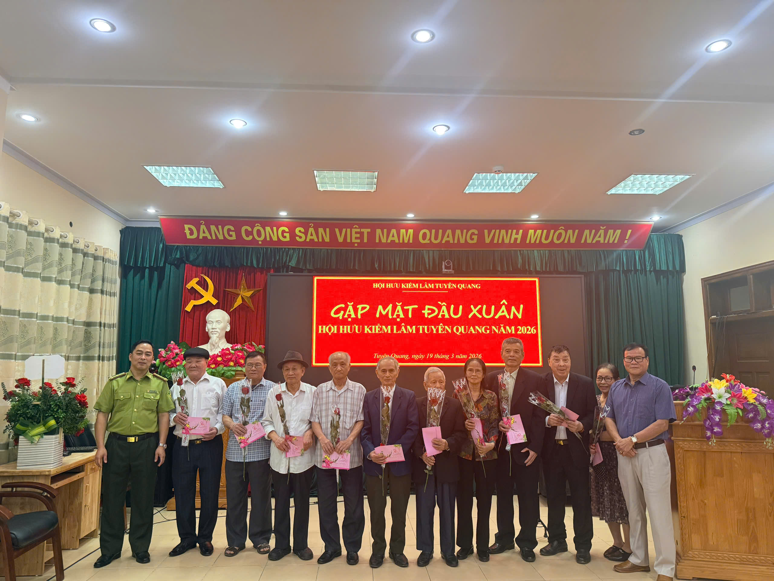 Gặp mặt đầu xuân Hội hưu Kiểm lâm Tuyên Quang năm 2026