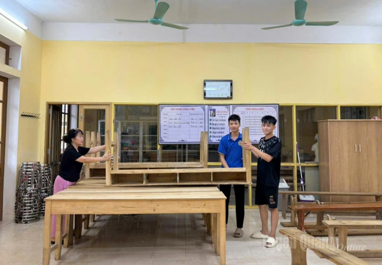 Các cơ sở giáo dục chủ động cho học sinh nghỉ học khi mưa, lũ xảy ra