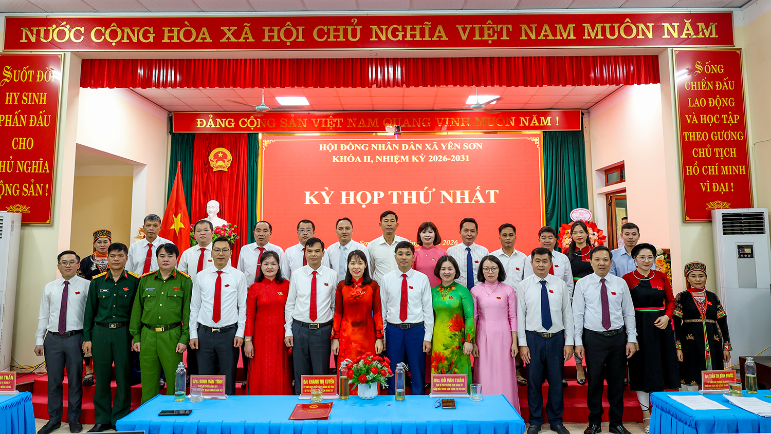 Kỳ họp thứ nhất HĐND xã Yên Sơn khóa II, nhiệm kỳ 2026 - 2031