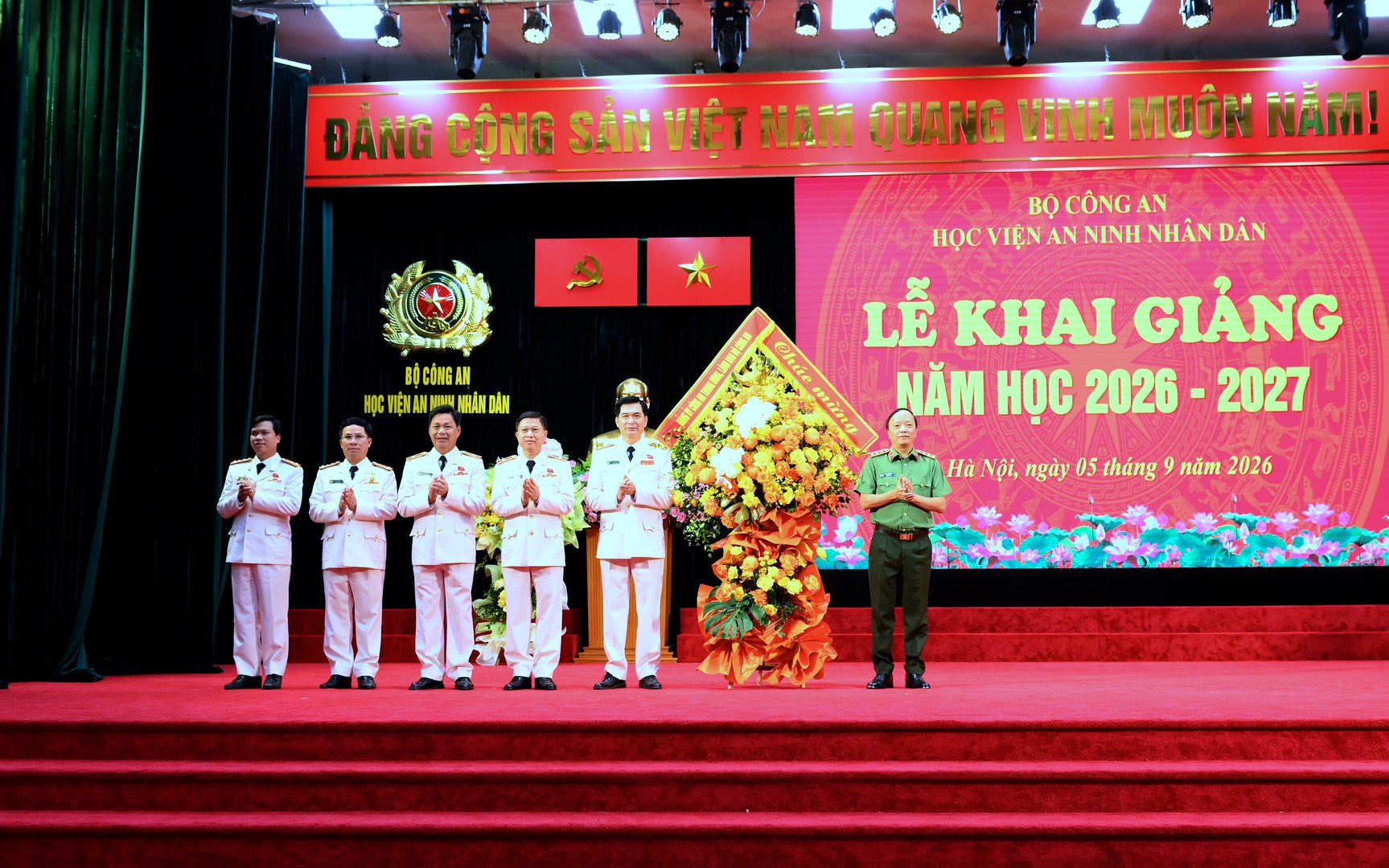 HỌC VIỆN AN NINH NHÂN DÂN TỔ CHỨC LỄ KHAI GIẢNG NĂM HỌC 2026 - 2027