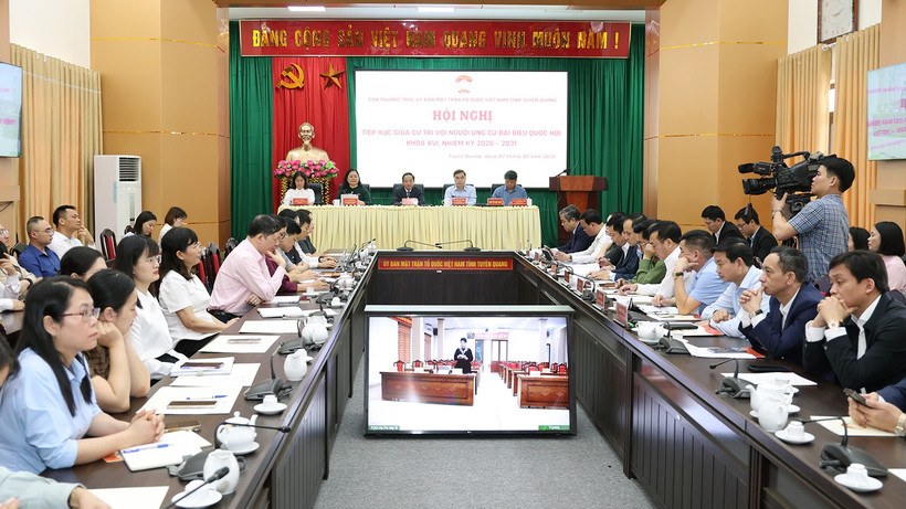 Tuyên Quang tổ chức hội nghị tiếp xúc cử tri với người ứng cử đại biểu Quốc hội