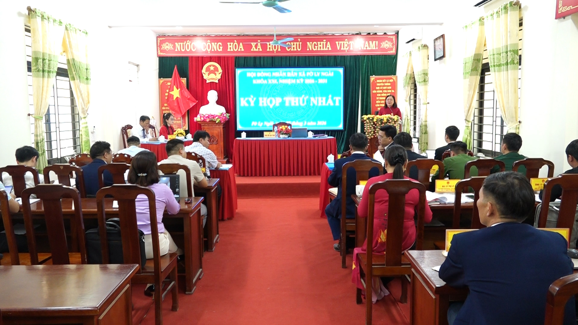 Kỳ họp thứ Nhất HĐND xã Pờ Ly Ngài khóa XXI, nhiệm kỳ 2026 - 2031
