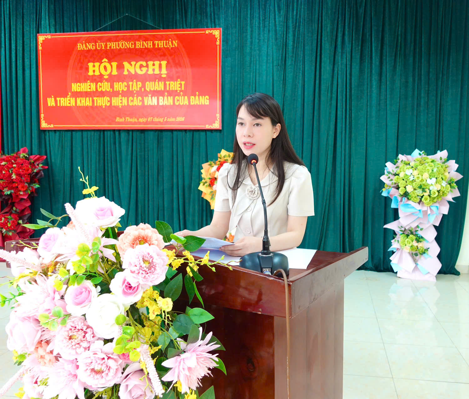 Đảng ủy phường Bình Thuận tổ chức Hội nghị quán triệt, triển khai các nghị quyết, chỉ thị của Đảng