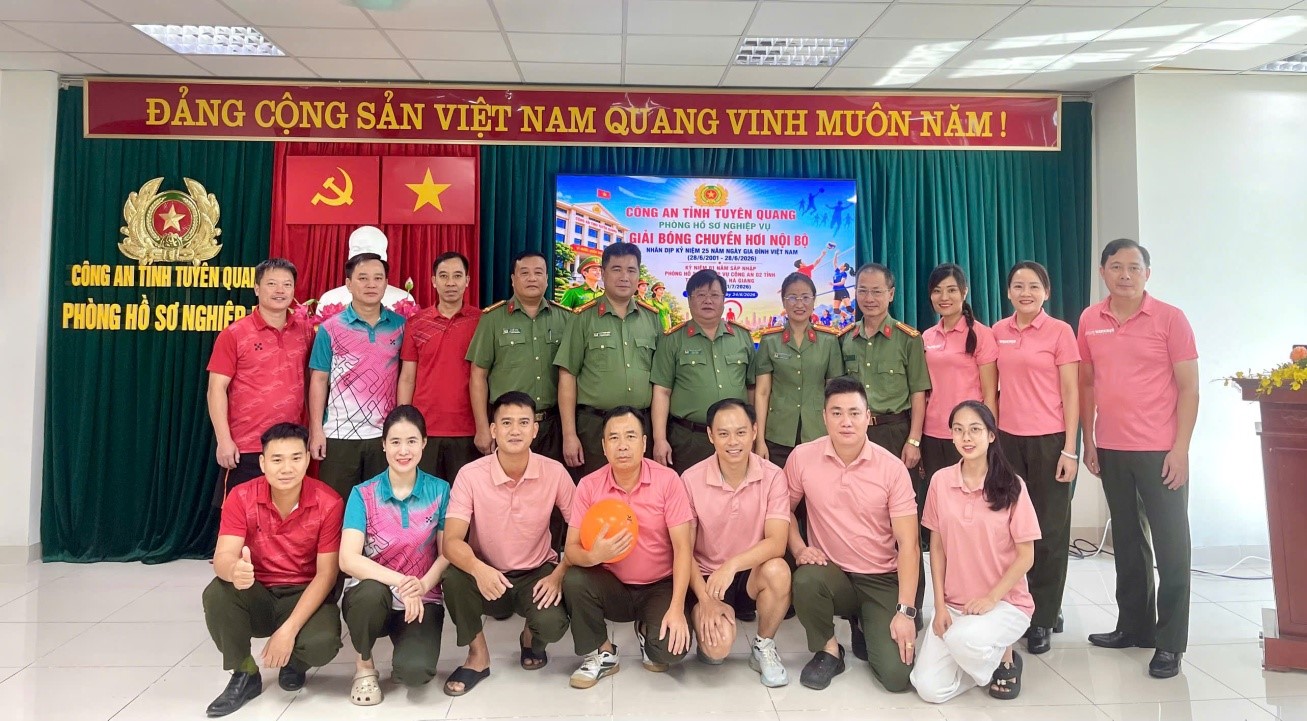 PHÒNG HỒ SƠ NGHIỆP VỤ TỔ CHỨC THÀNH CÔNG GIẢI BÓNG CHUYỀN HƠI NĂM 2026