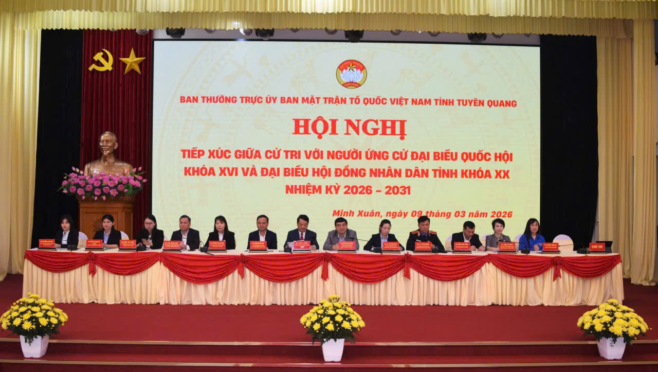 HỘI NGHỊ TIẾP XÚC CỬ TRI GIỮA NGƯỜI C ỨNG CỬ ĐẠI BIỂU QUỐC HỘI VÀ HỘI ĐỒNG NHÂN DÂN TỈNH KHÓA XX TIẾP XÚC CỬ TRI KHÓA XX , NHIỆM KỲ 2026-2031
