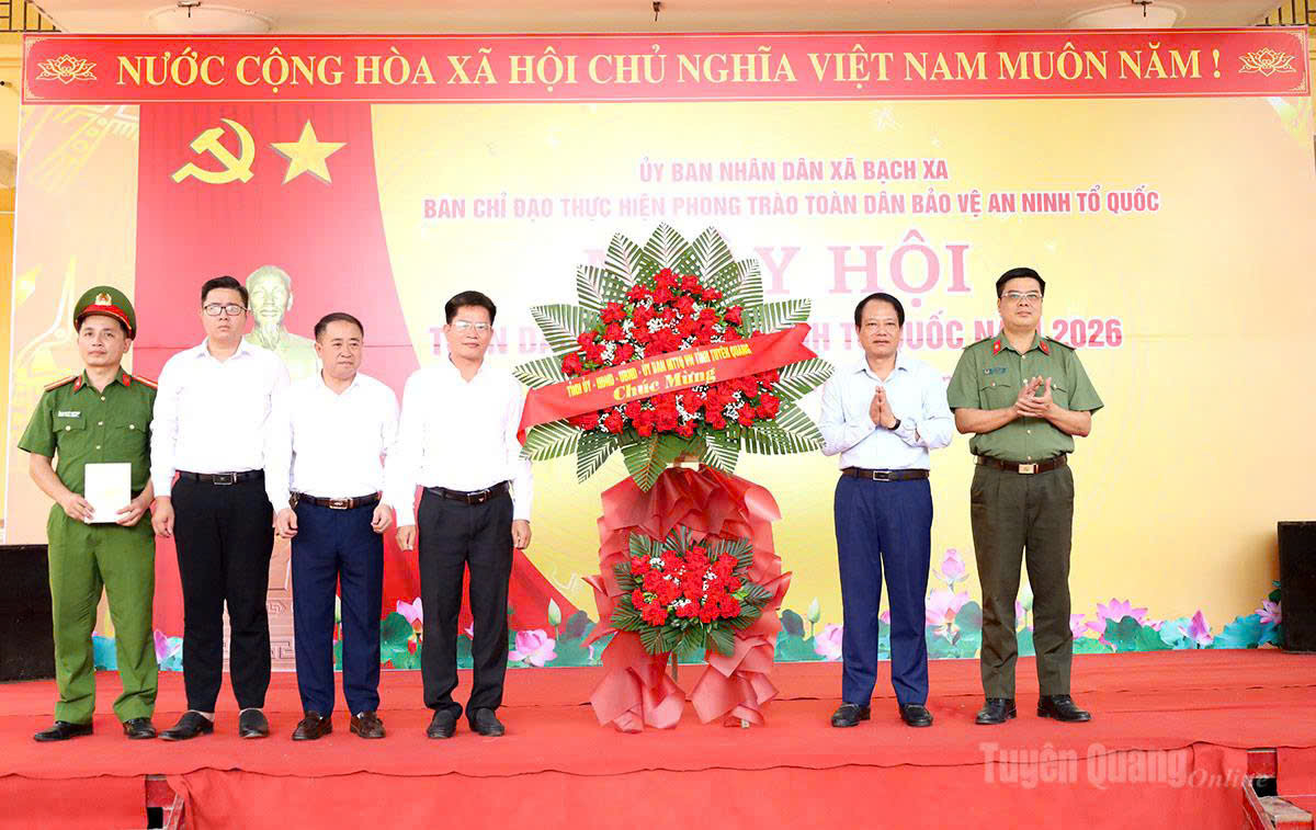 XÃ BẠCH XA TỔ CHỨC NGÀY HỘI TOÀN DÂN BẢO VỆ AN NINH TỔ QUỐC NĂM 2026