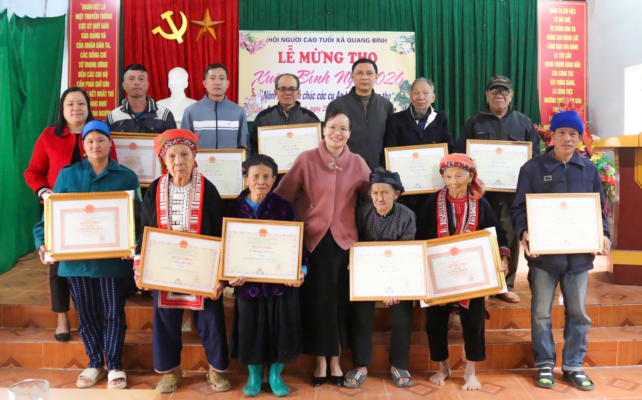 Quang Bình tổ chức Lễ mừng thọ xuân Bính Ngọ 2026 