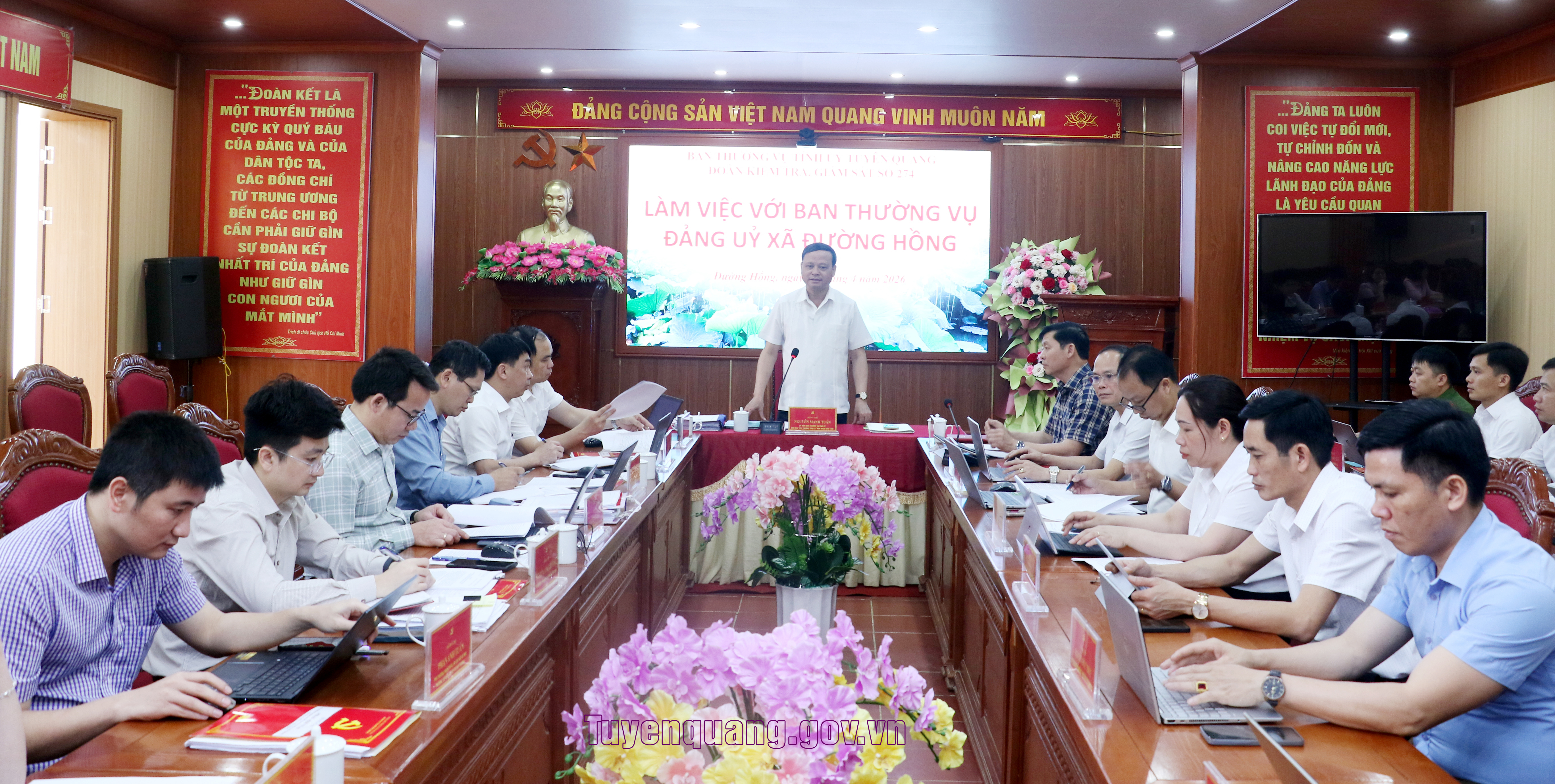 Xã Đường Hồng tiếp tục cụ thể hóa nghị quyết của Đảng, tạo chuyển biến đồng bộ trong thực tiễn