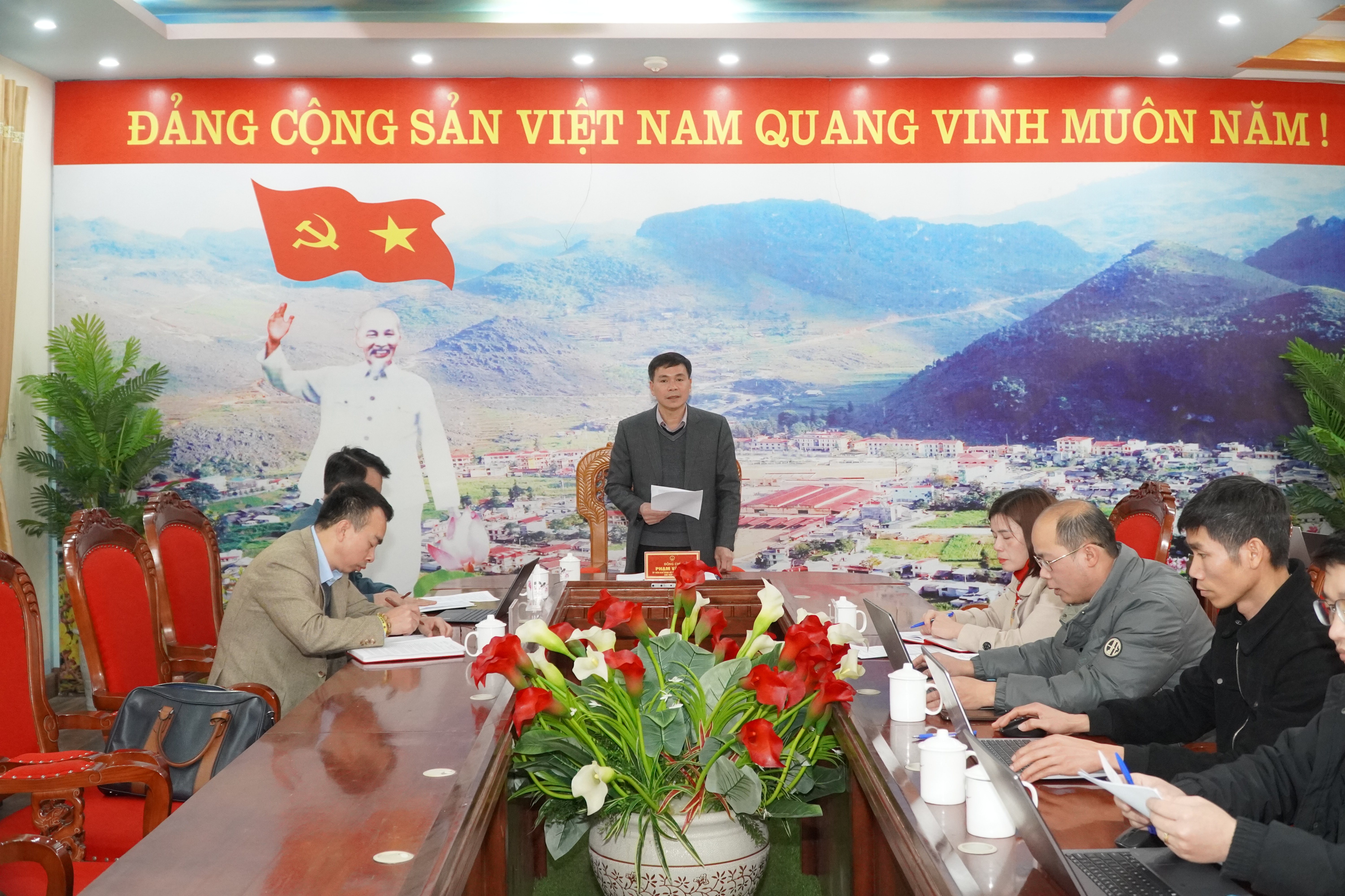 Thống nhất giải pháp đẩy nhanh tiến độ các công trình, dự án trên địa bàn xã Mèo Vạc