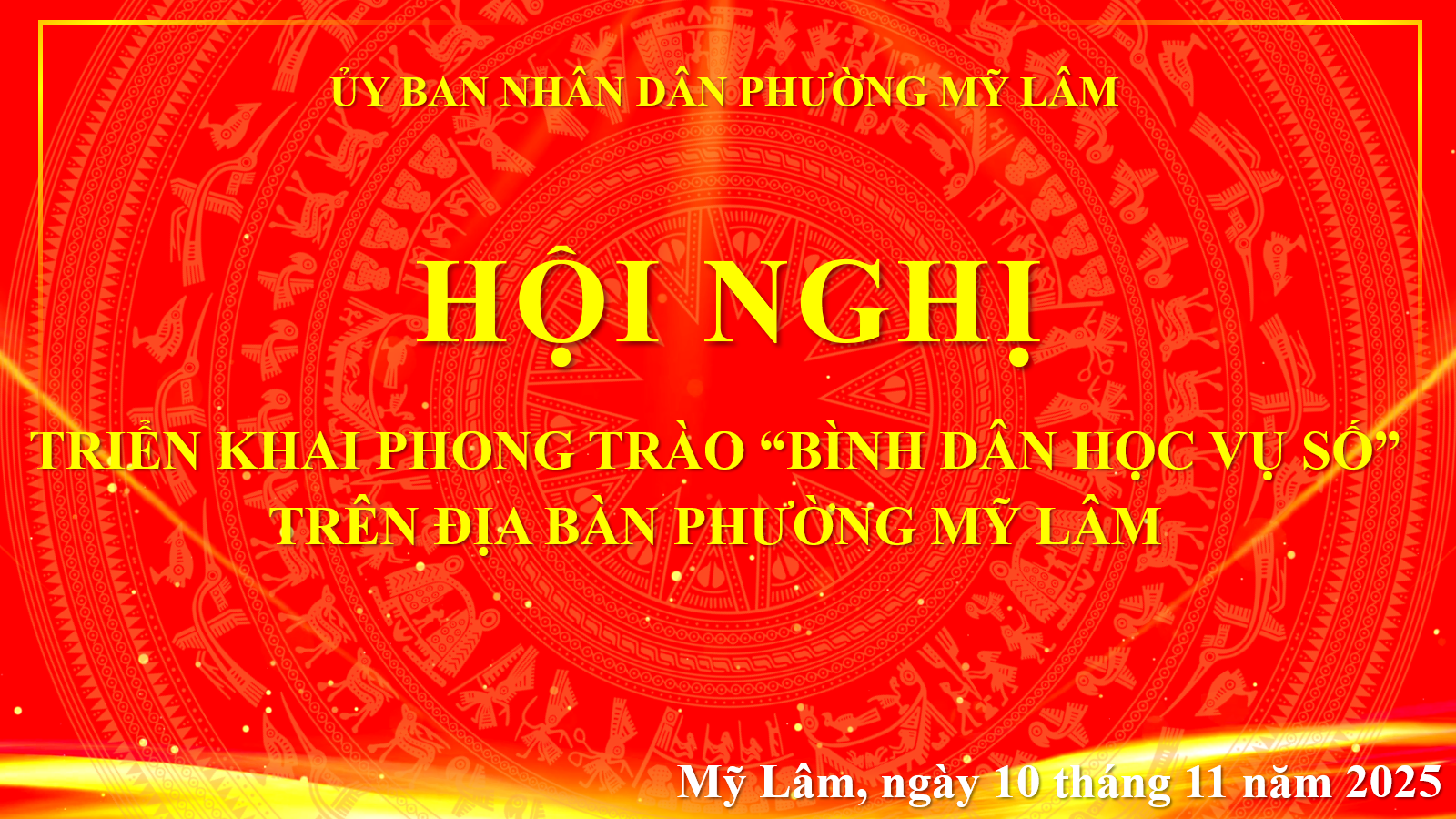 Ủy ban nhân dân phường Mỹ Lâm triển khai Phong trào “Bình dân học vụ số”