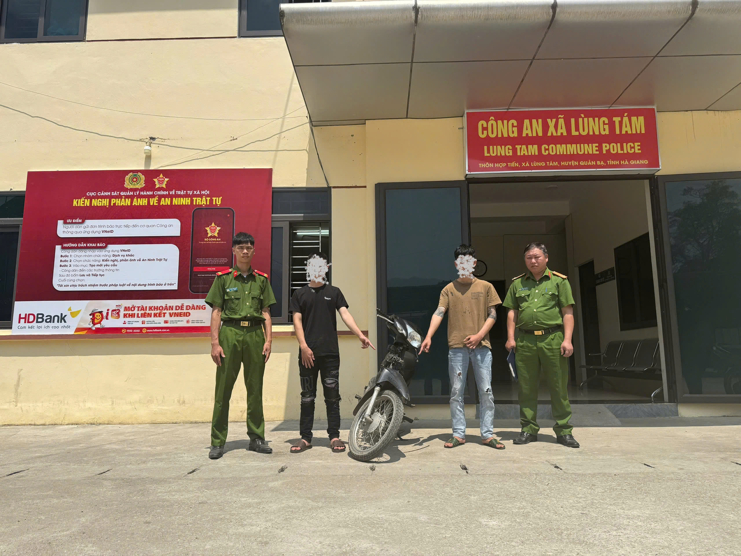 CÔNG AN XÃ LÙNG TÁM NHANH CHÓNG XÁC MINH, LÀM RÕ VỤ TRỘM CẮP TÀI SẢN 