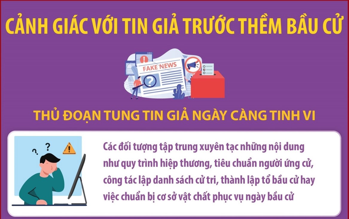 Cảnh giác với thông tin sai lệch về bầu cử trên mạng xã hội