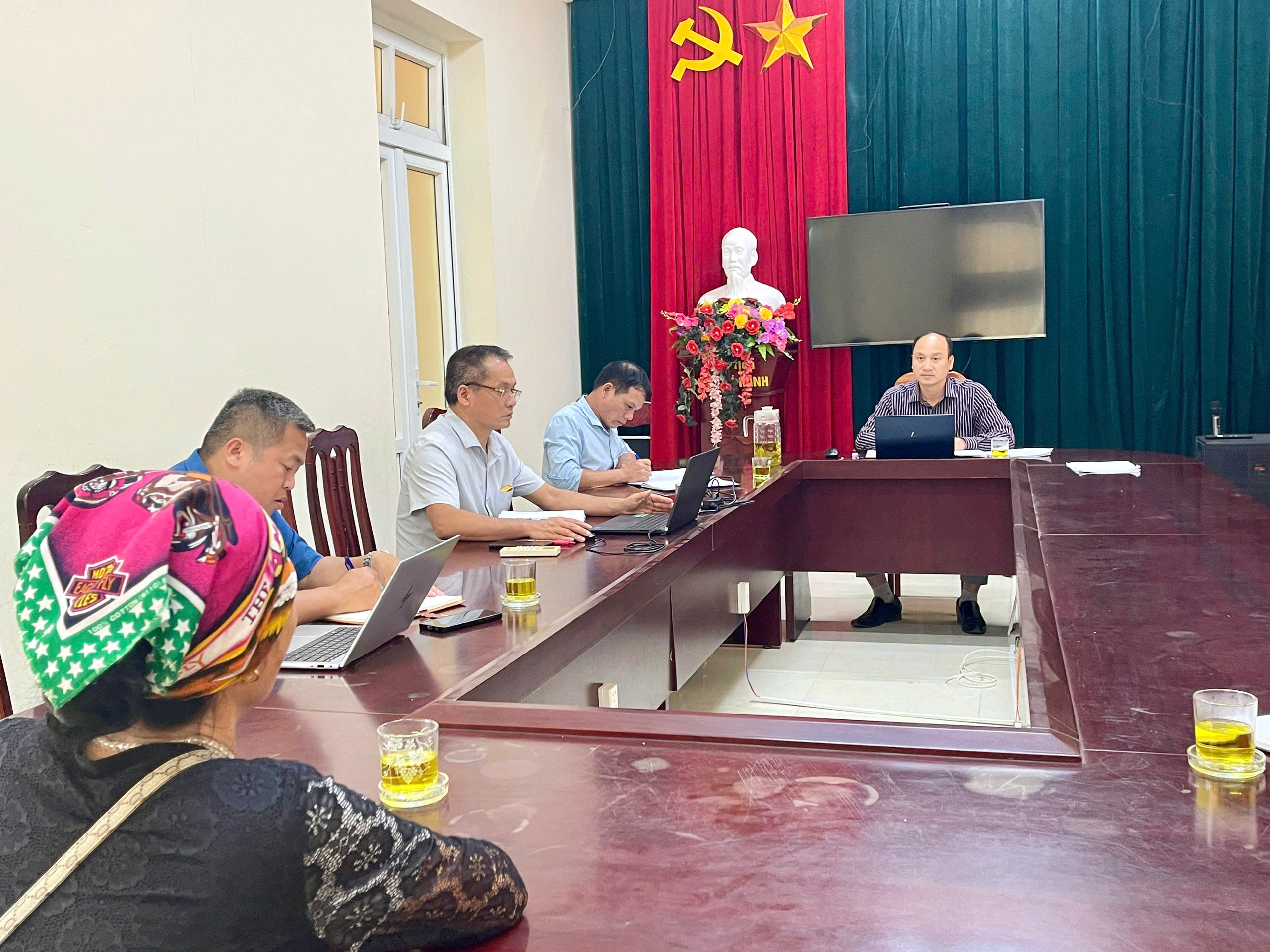 Chủ tịch UBND xã tiếp công dân, chỉ đạo rà soát kiến nghị của công dân