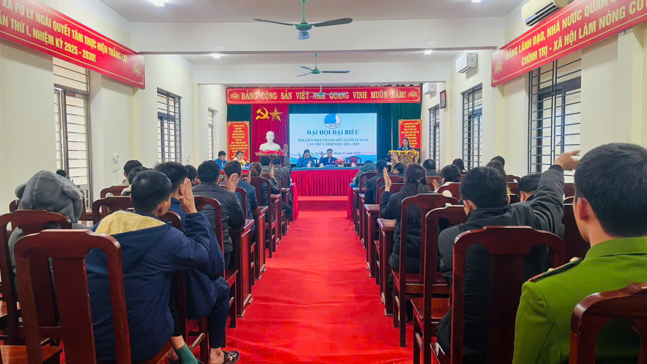 Đại hội đại biểu Hội Liên hiệp Thanh niên xã Pờ Ly Ngài